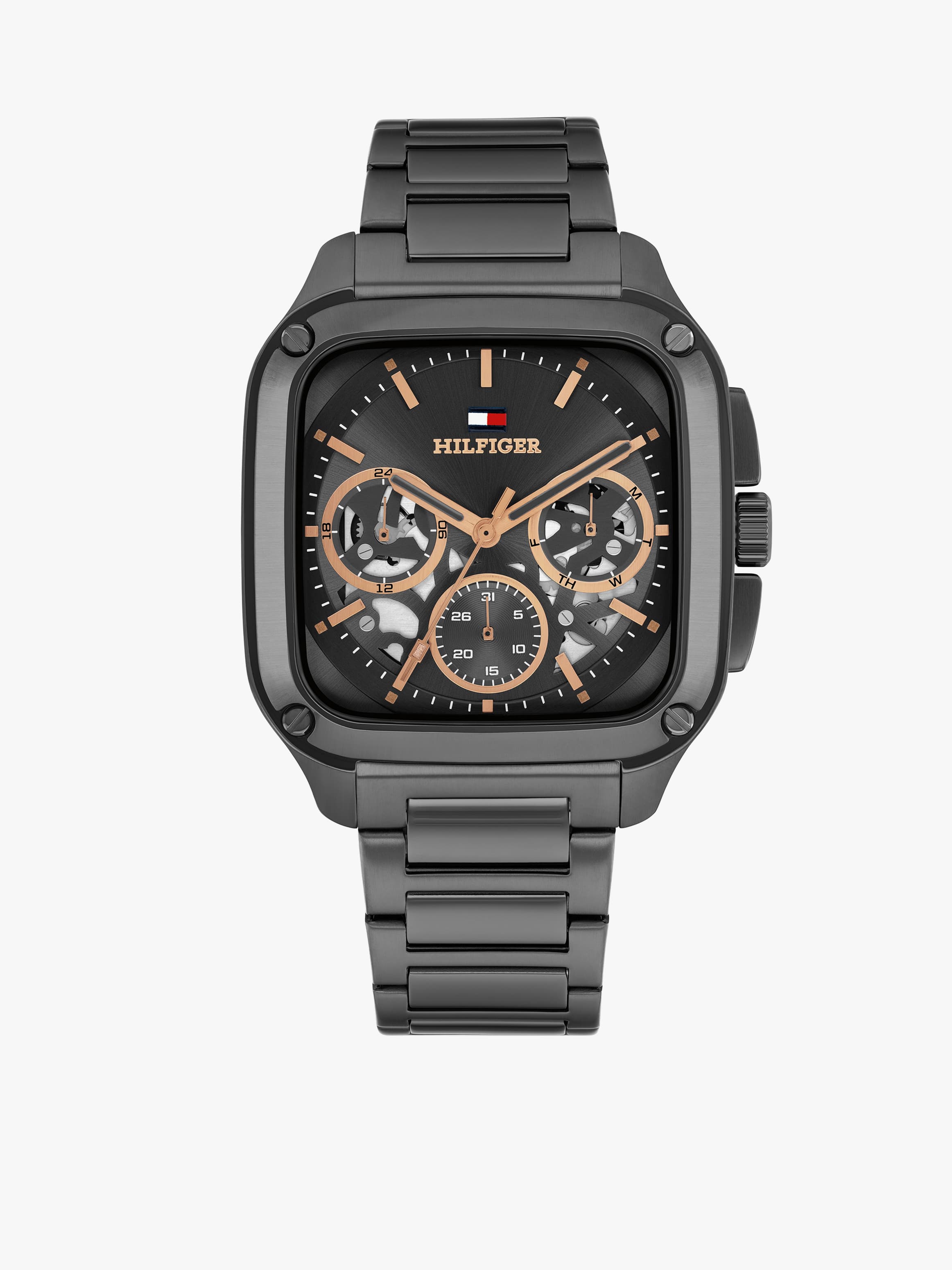 Tommy Hilfiger Grey Herald Skeleton Men’s 39mm Watch