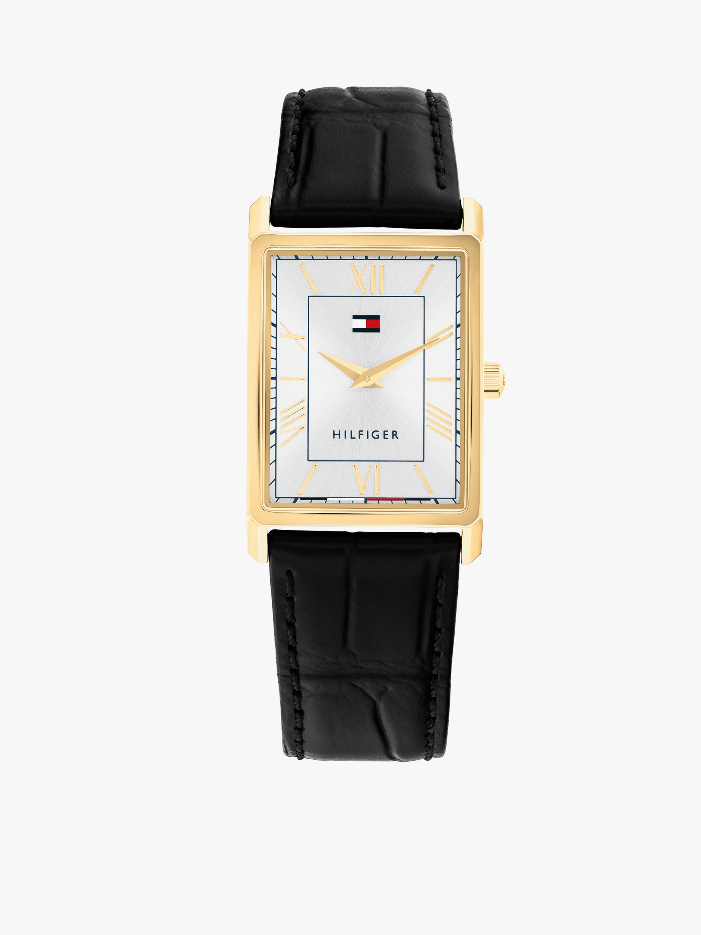 Tommy Hilfiger Men's Ben 40mm × 25.5mm Gold-Plated Watch