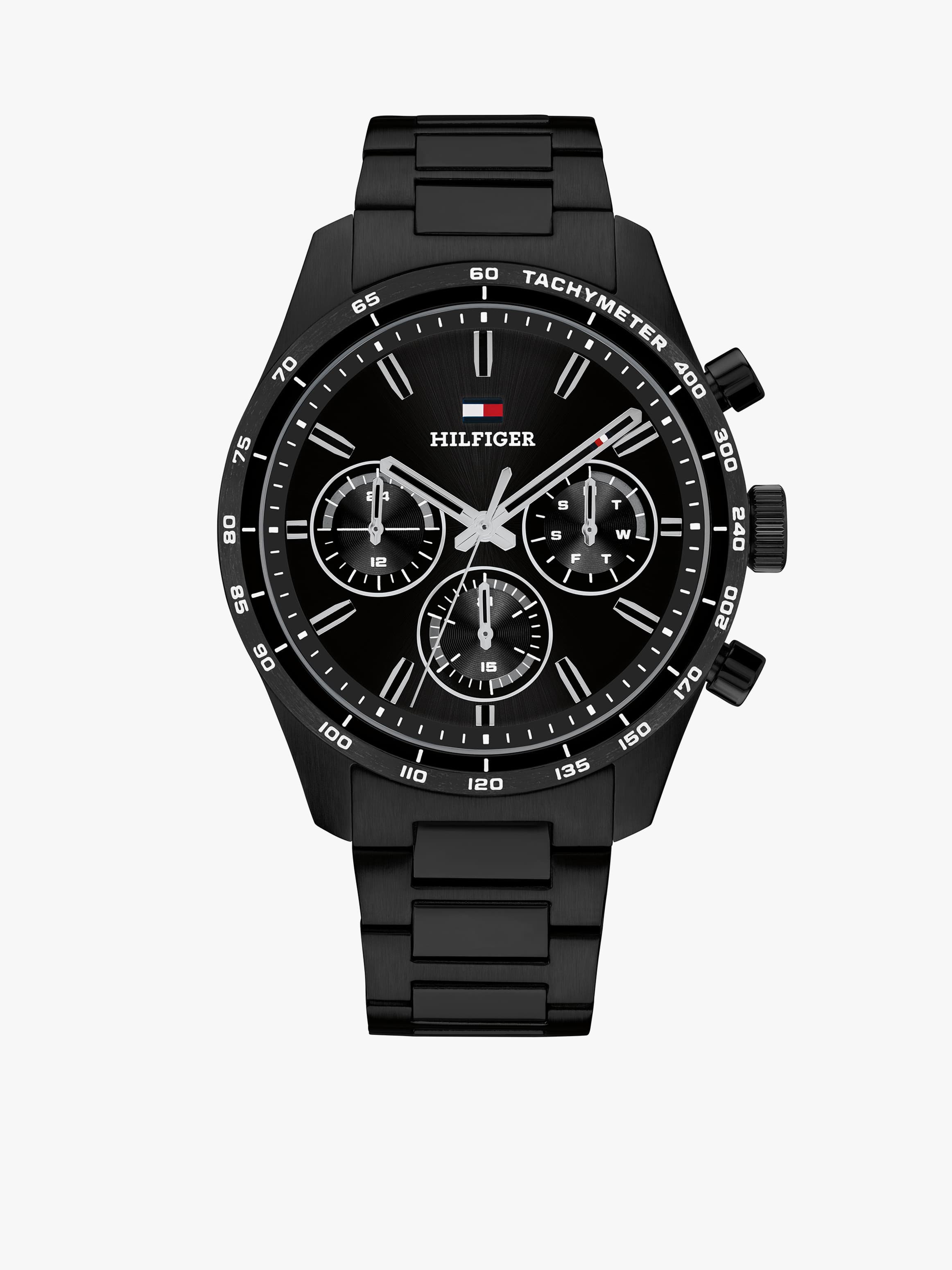 Tommy Hilfiger Men's Hampton 42mm Black IP Watch