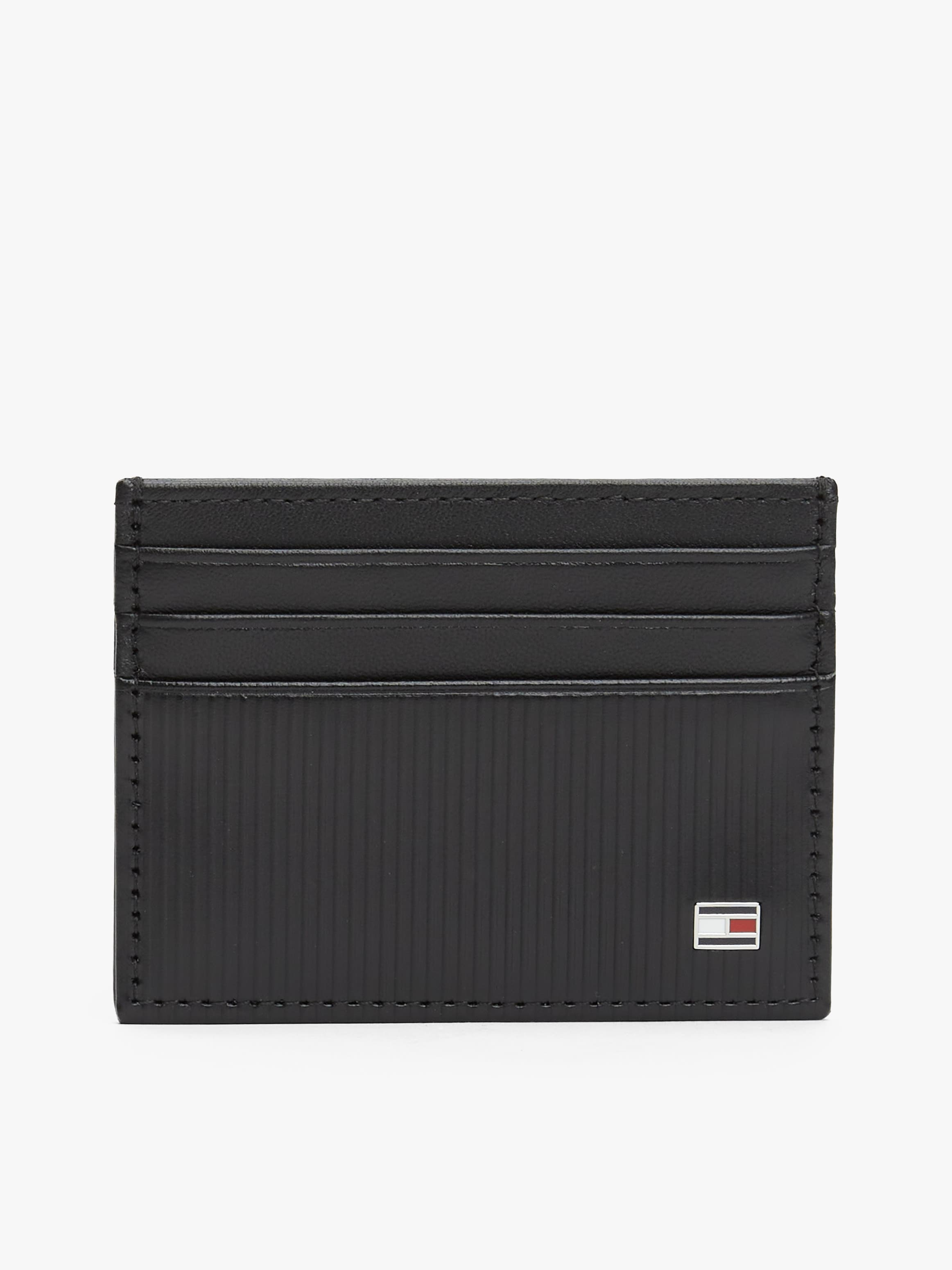 Hilfiger Flag Leather Credit Card Holder