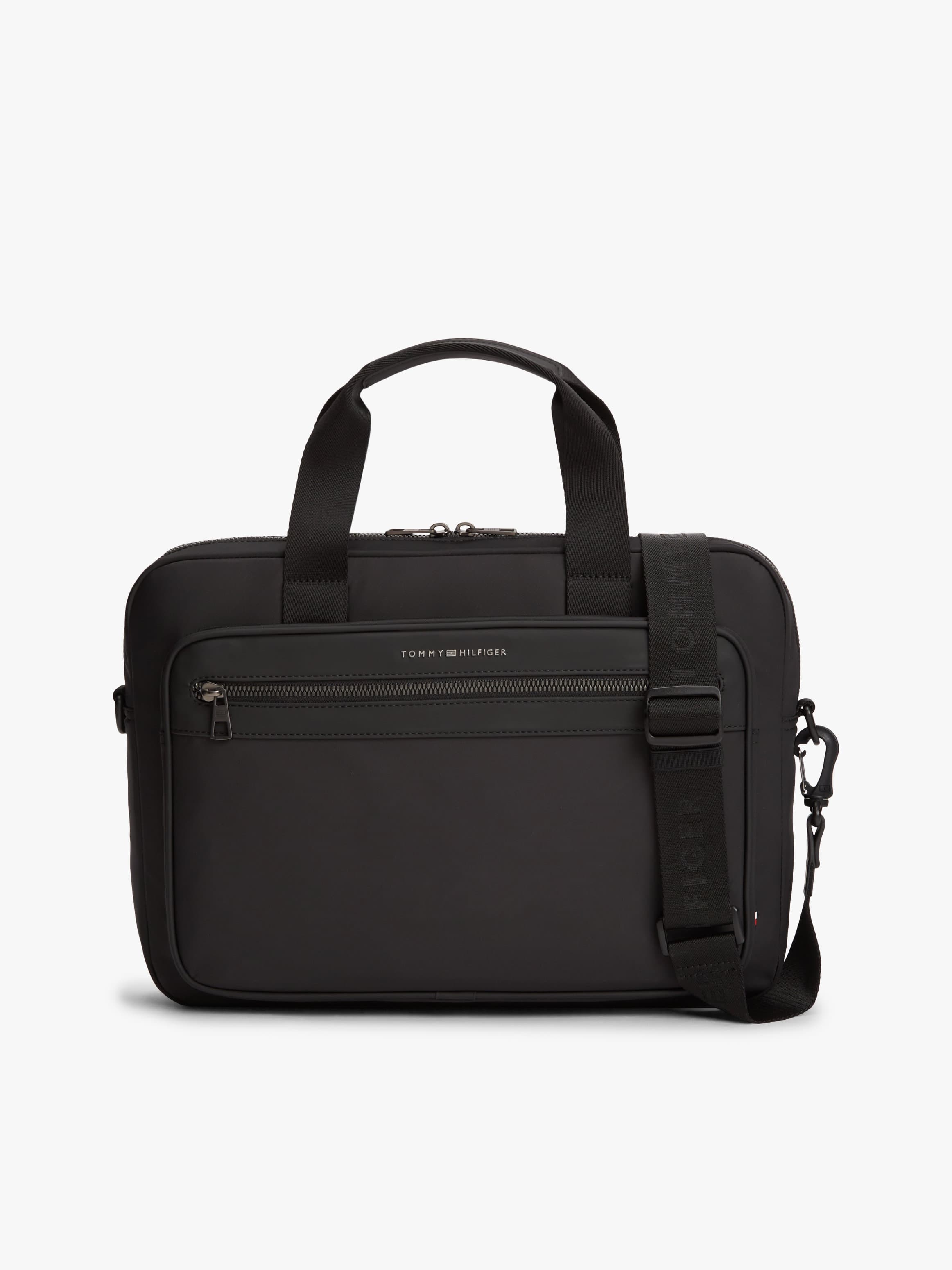 Metal Logo Laptop Bag