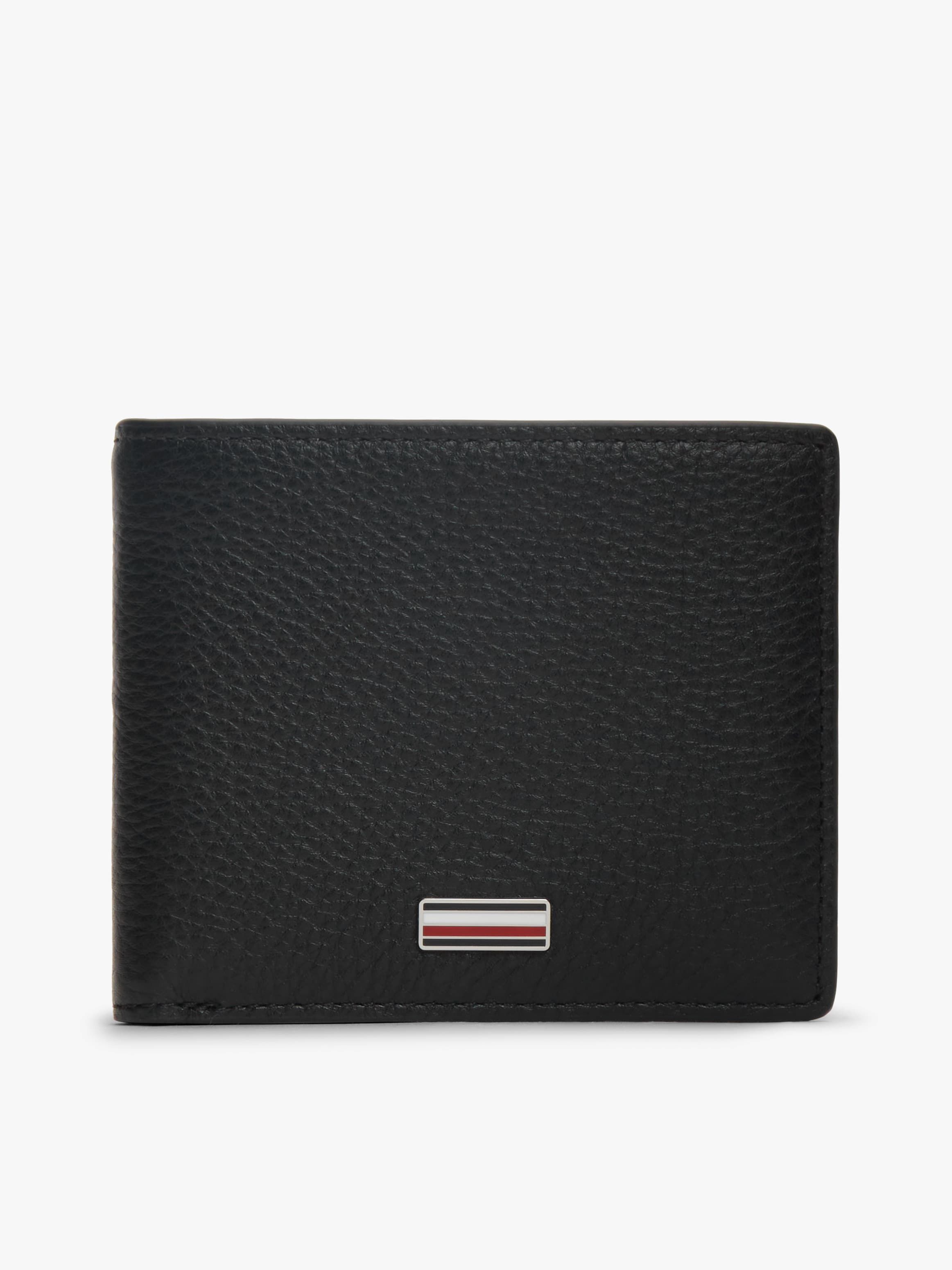 Leather Signature Plaque Bifold Wallet