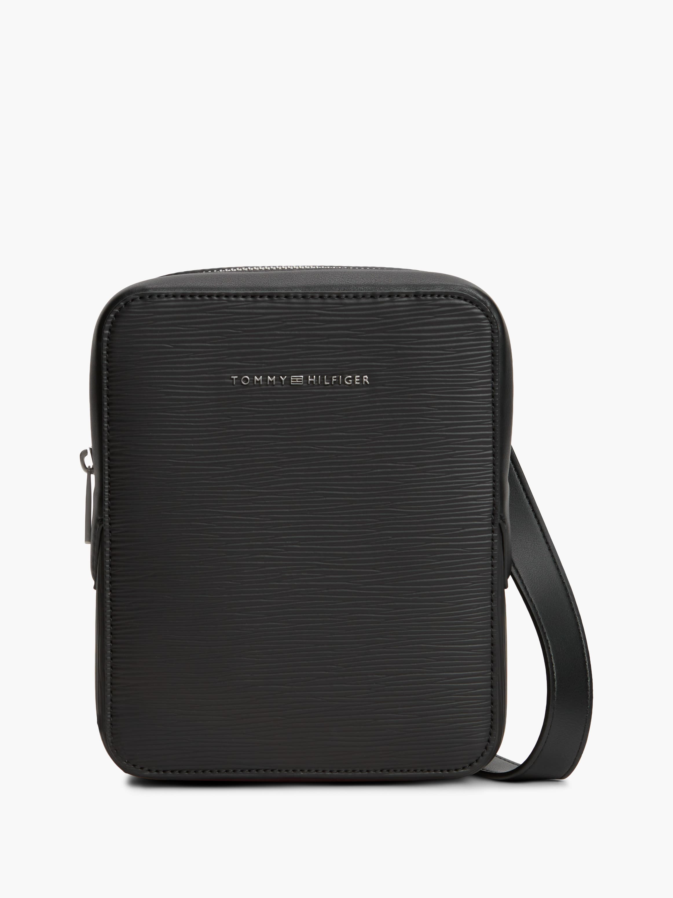 TH Business Textured Crossbody Reporter Bag