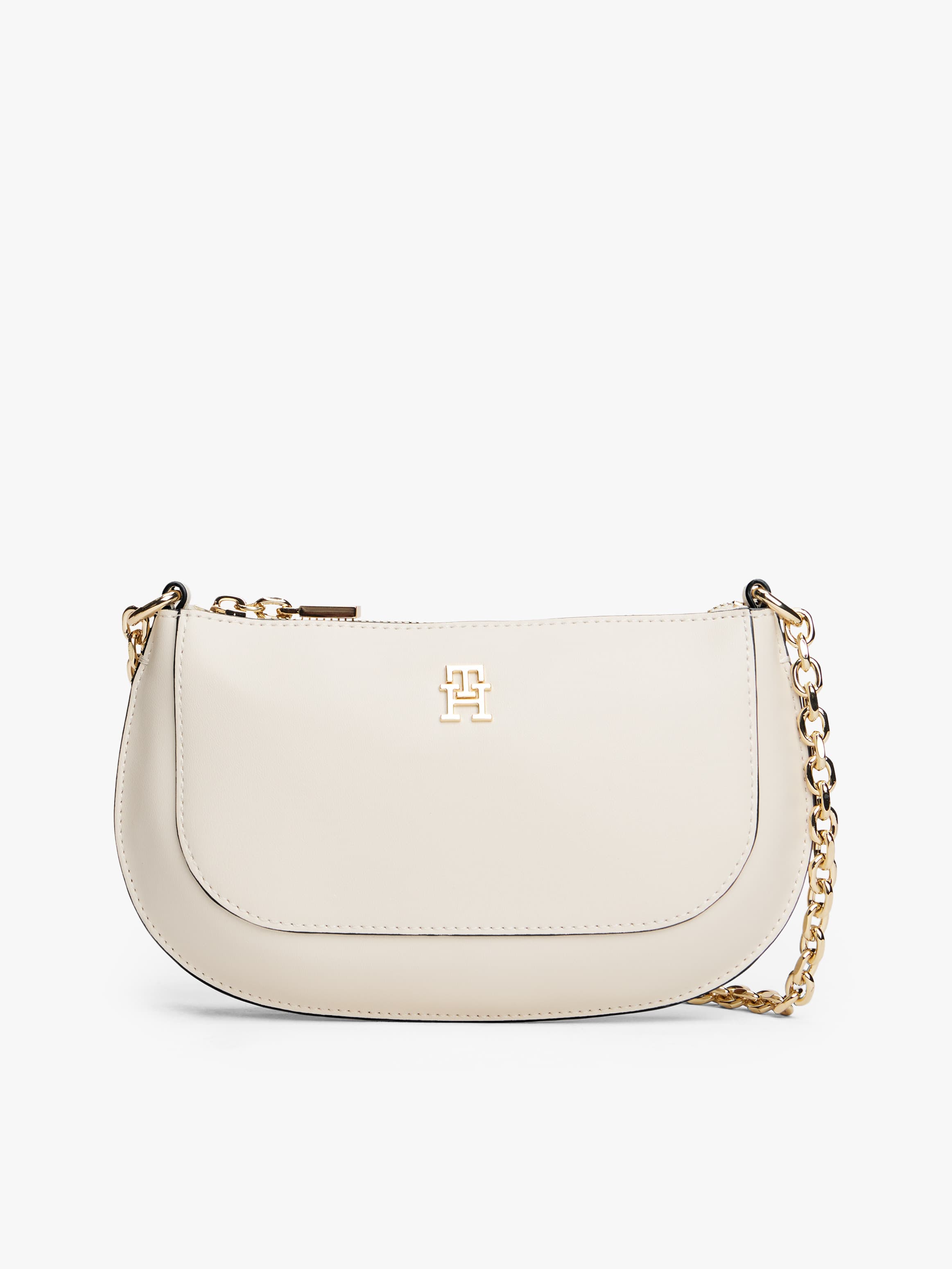 TH Monogram Chain Strap Crossbody Bag