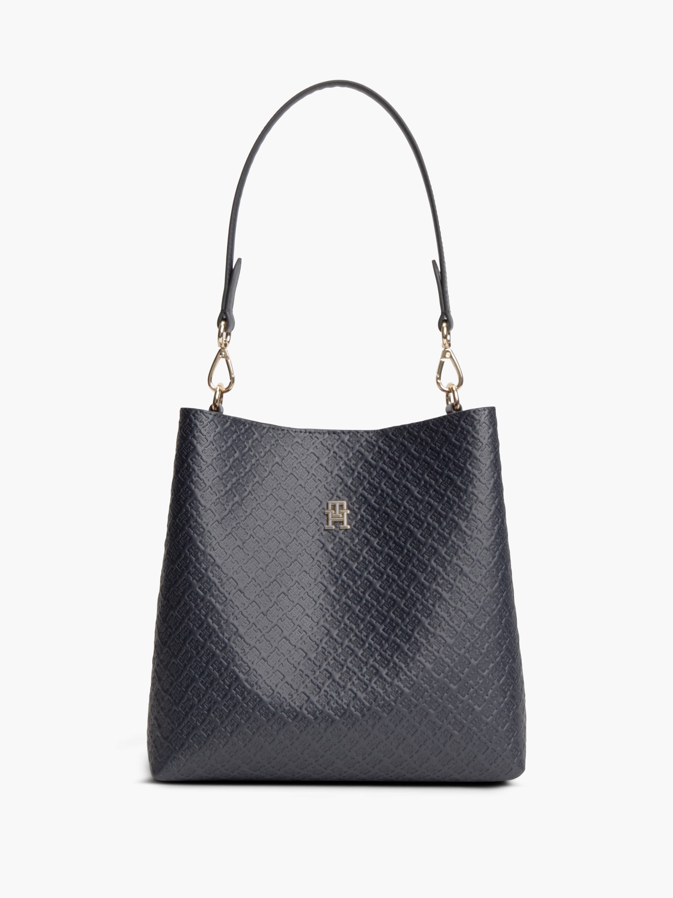 Hilfiger Icon Debossed Shoulder Bag