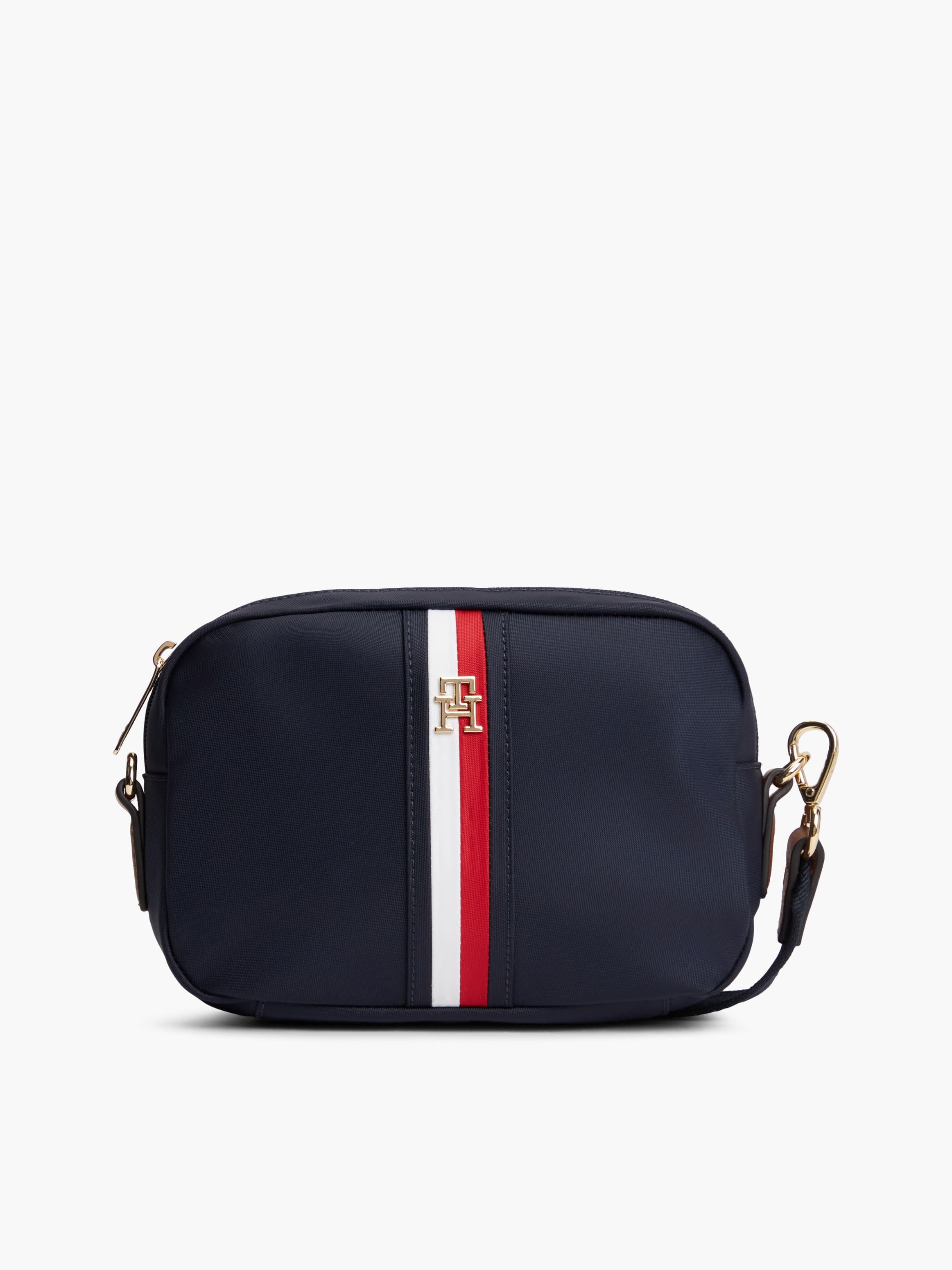 Popette Global Stripe Crossbody Camera Bag