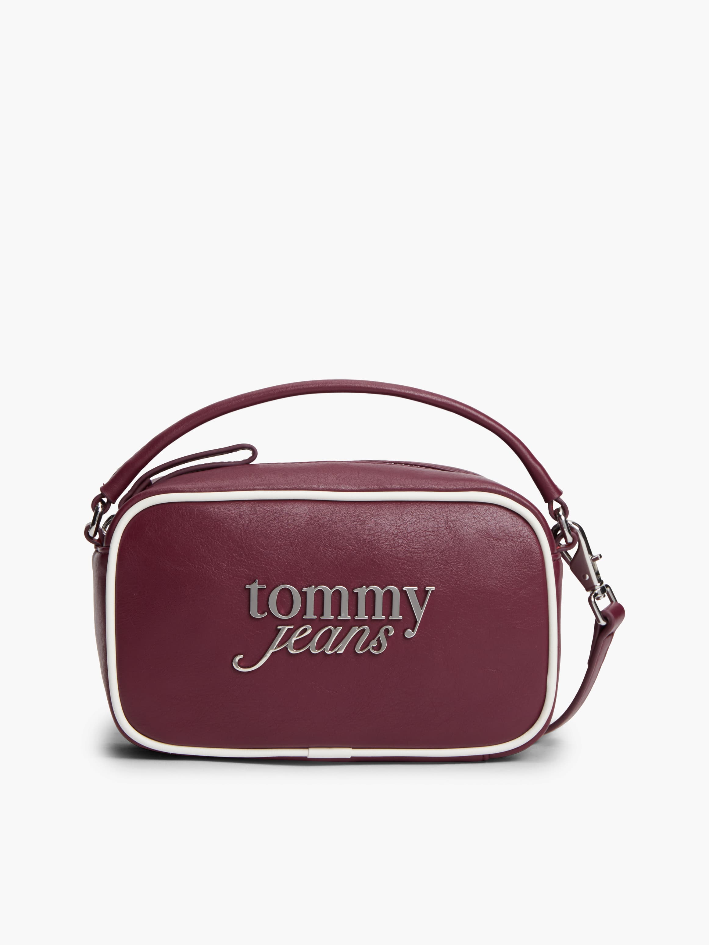Metal Logo Convertible Crossbody Camera Bag