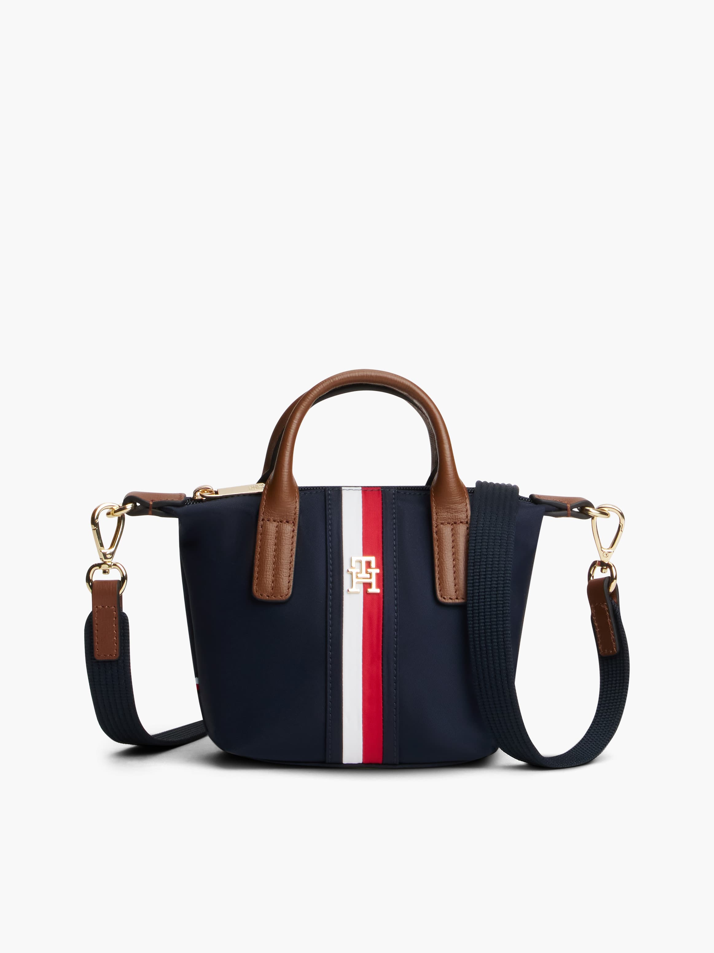 Popette Global Stripe Crossbody Tote Bag