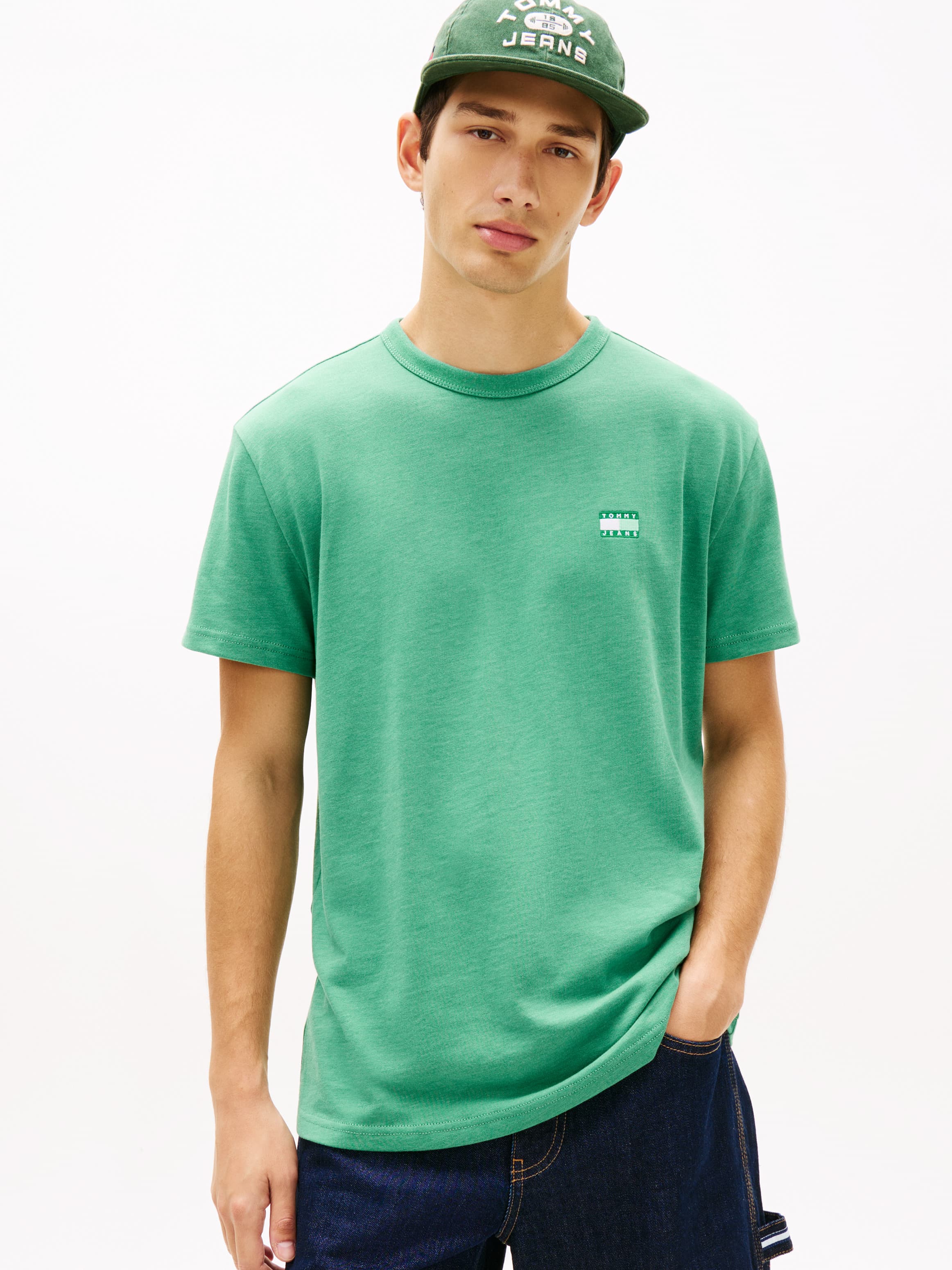 Tommy Badge Jersey Crew Neck T-Shirt