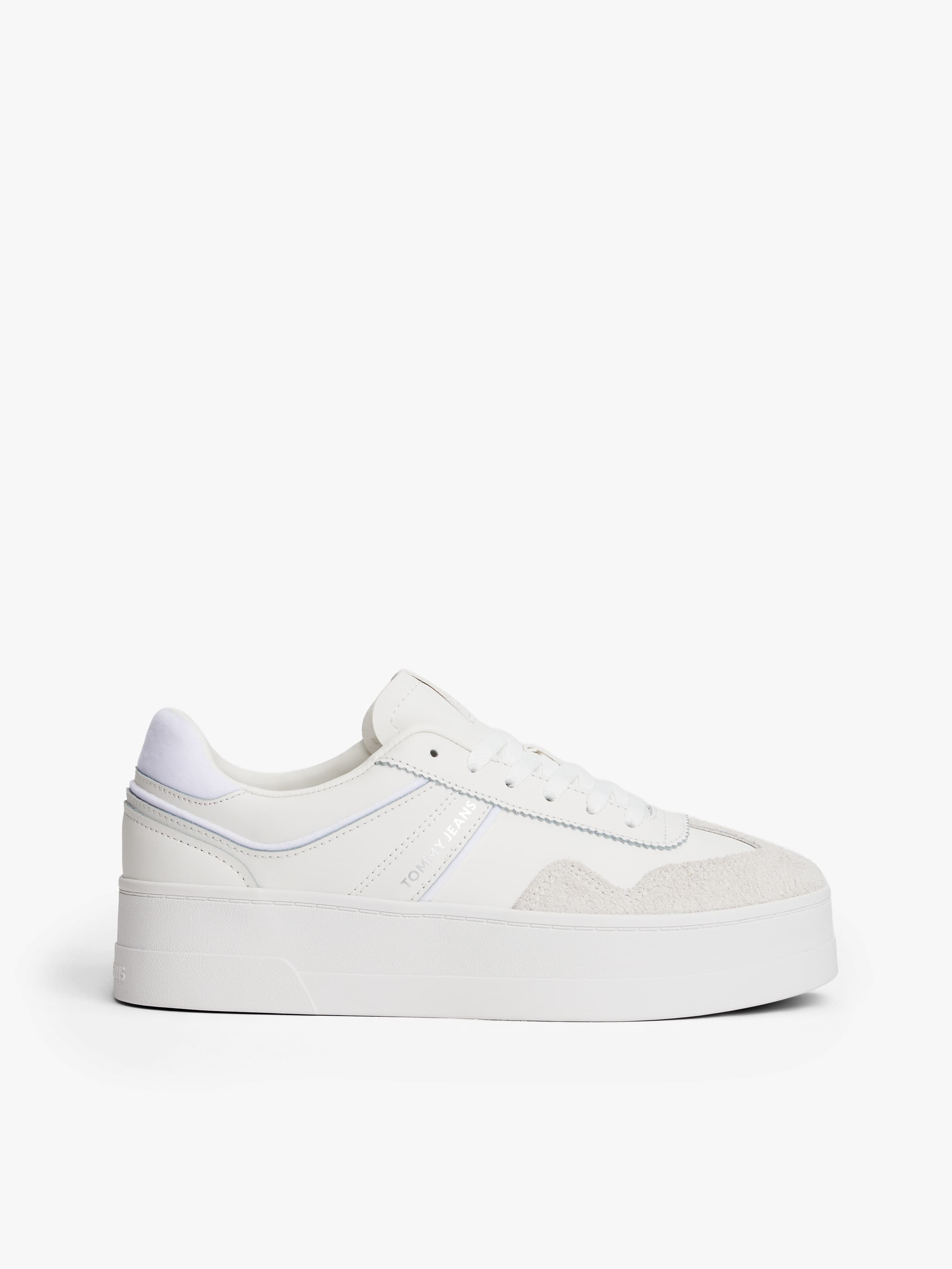 The Greenwich Platform Trainers with Leather