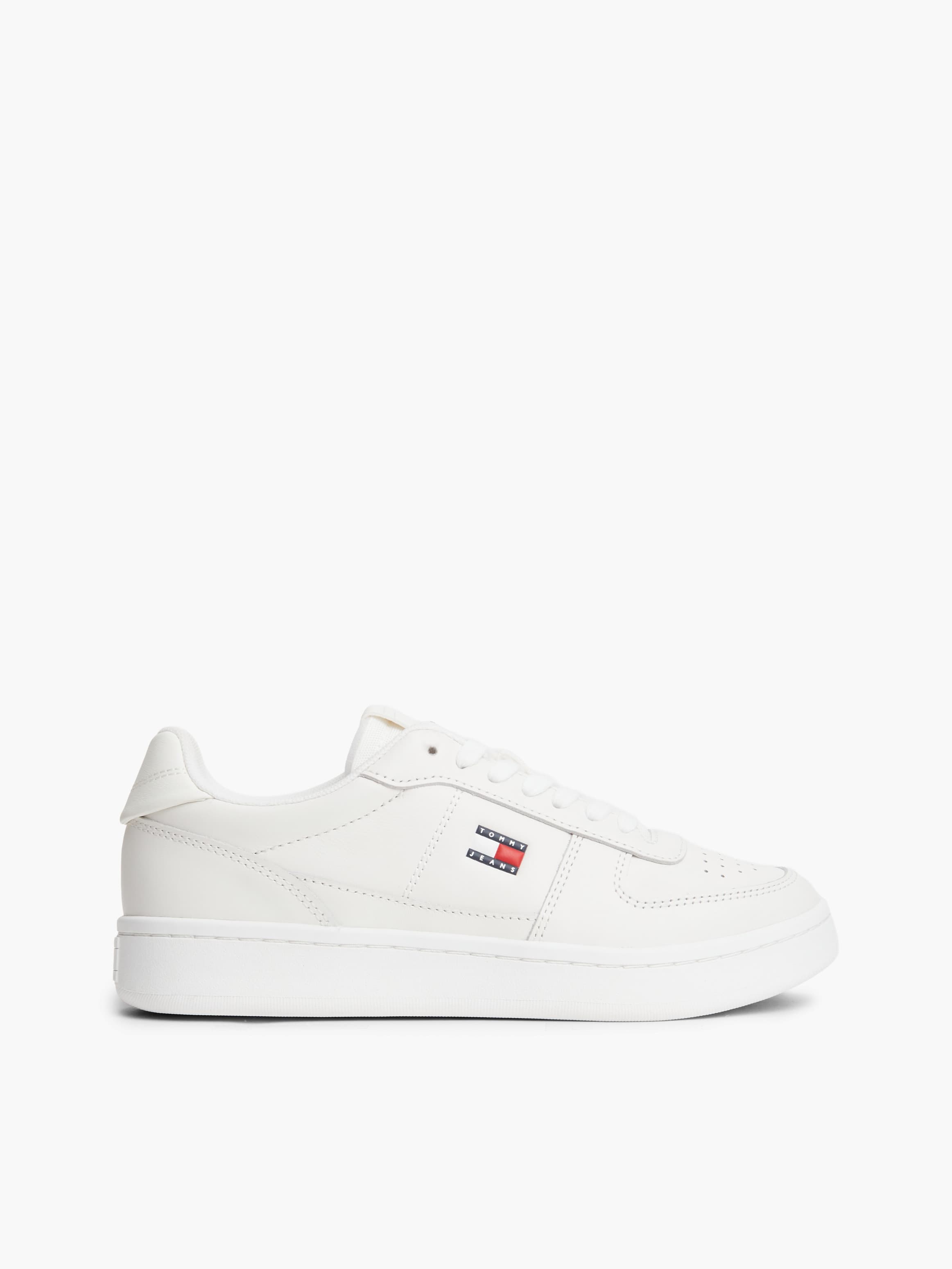 Leather Archive Court Trainers