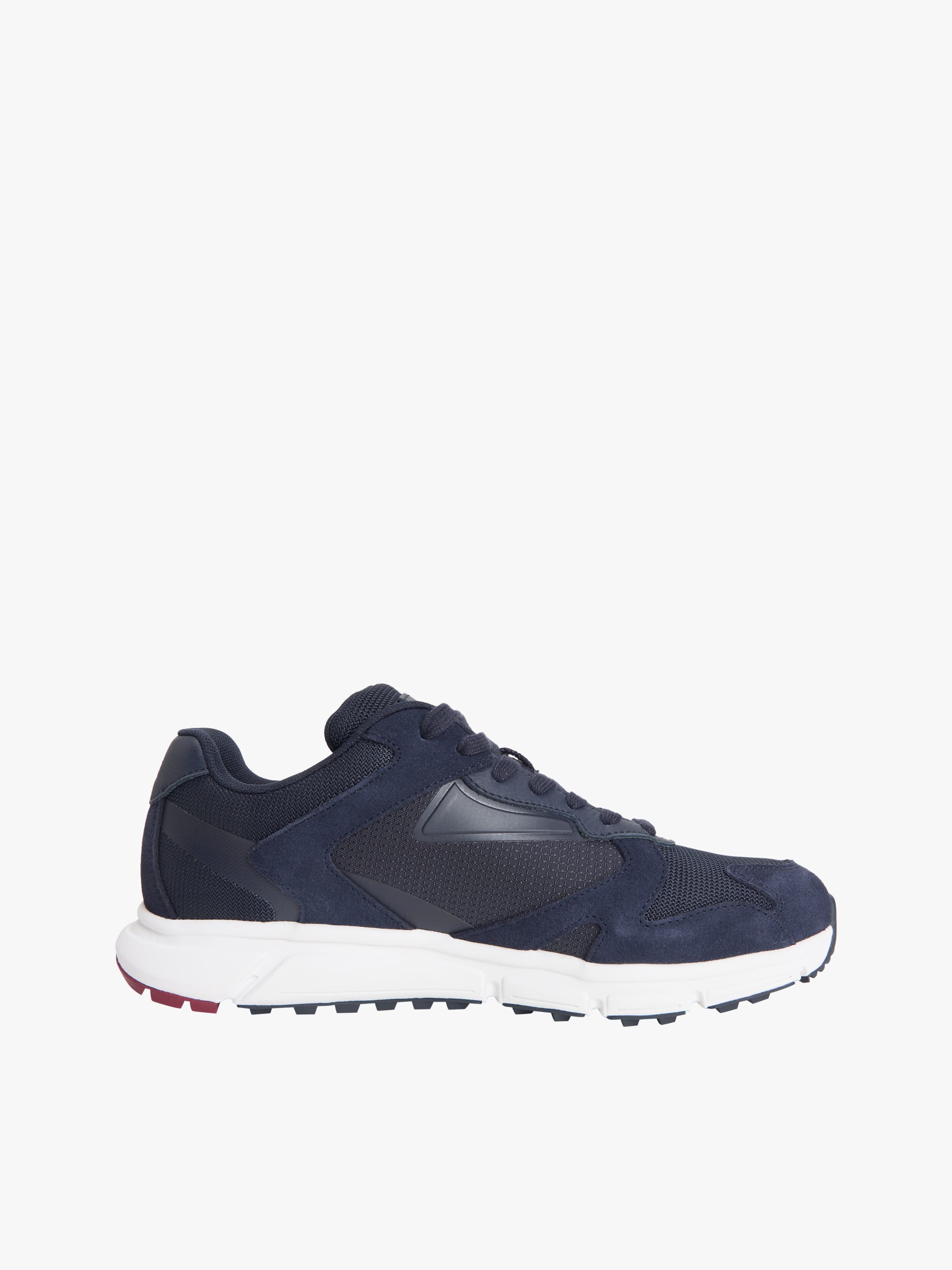 Cleat Mixed Texture Waterproof Suede Trainers