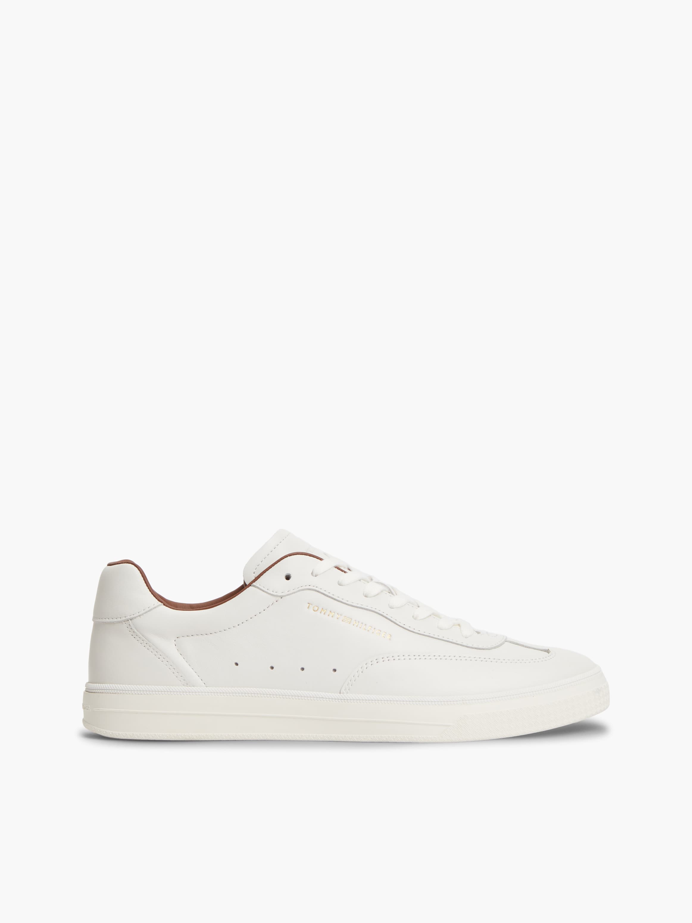 New York Label Luxe Leather Trainers