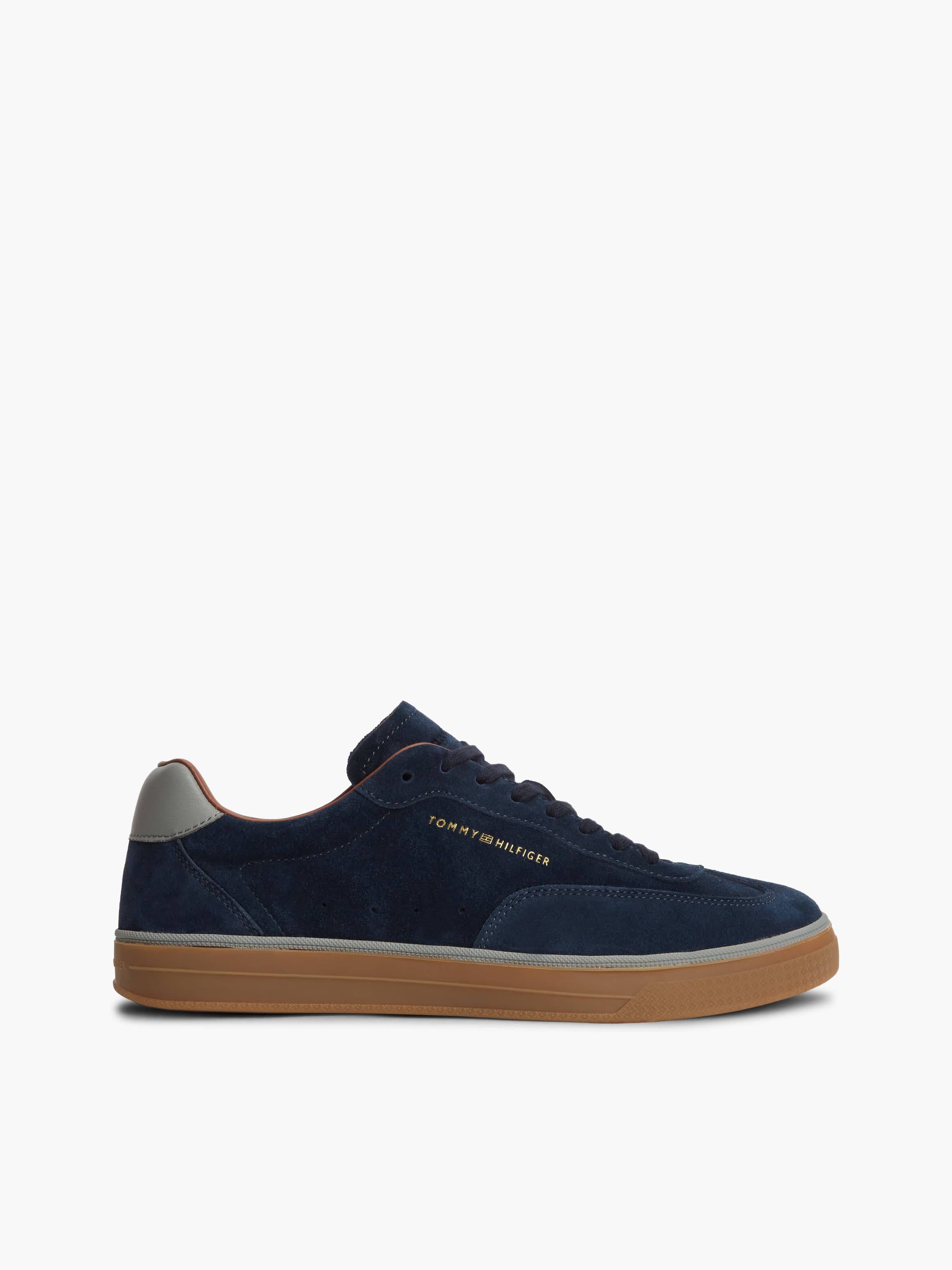 New York Label Luxe Suede Trainers