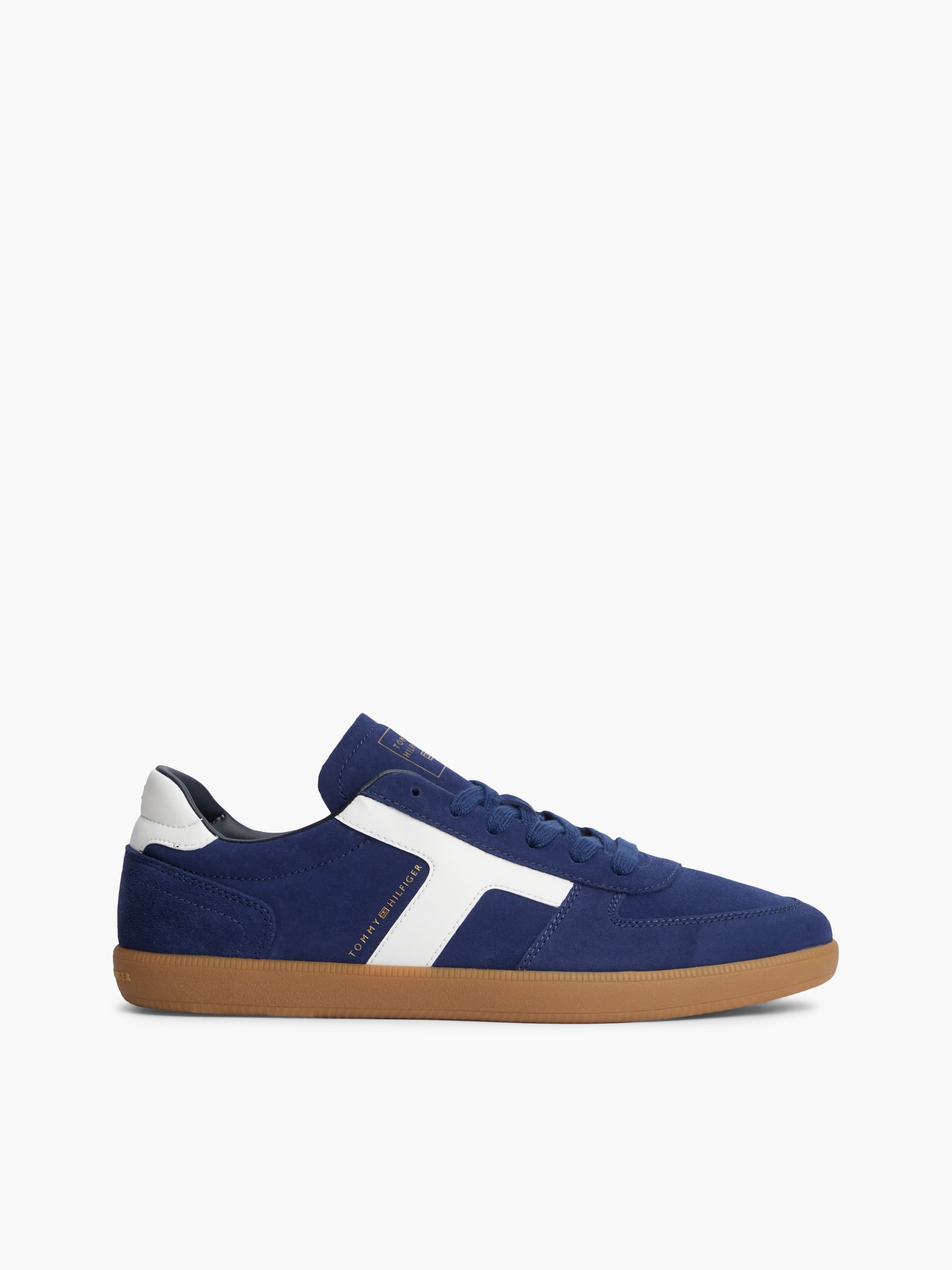 Suede Mixed Textured Trainers