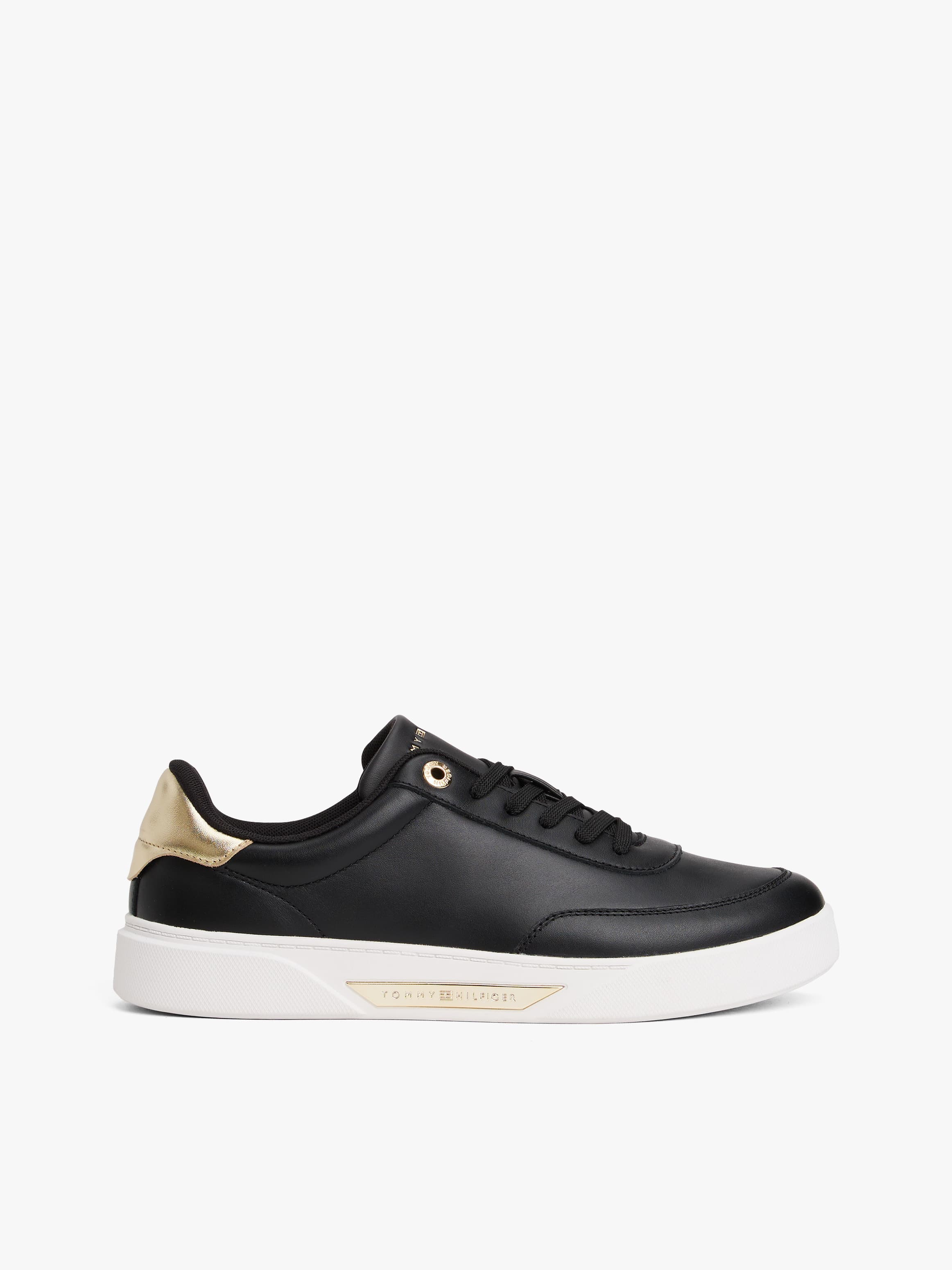 Leather Court Trainers
