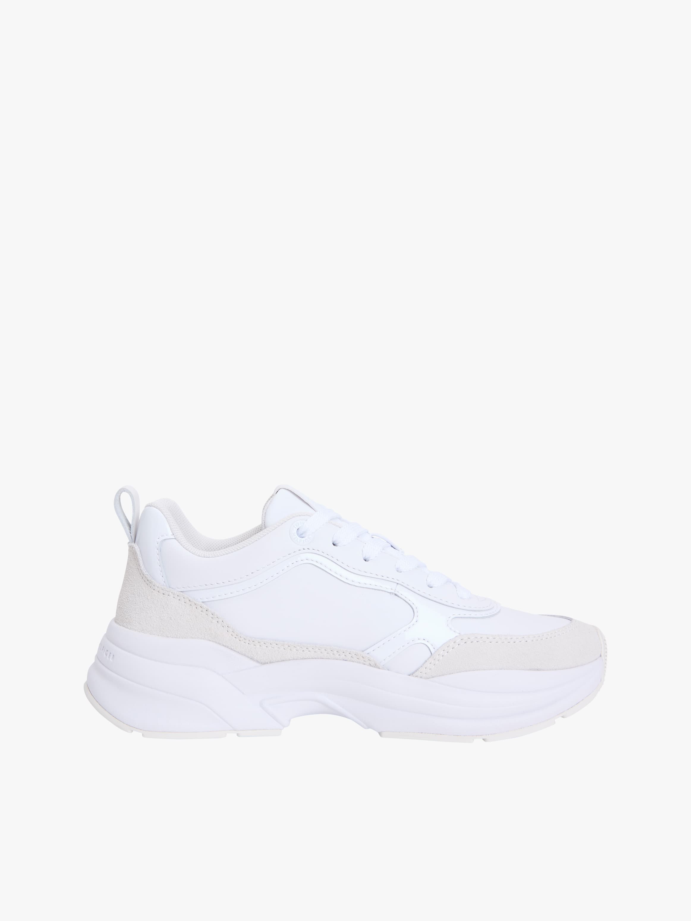 Leather Patent Chunky Trainers