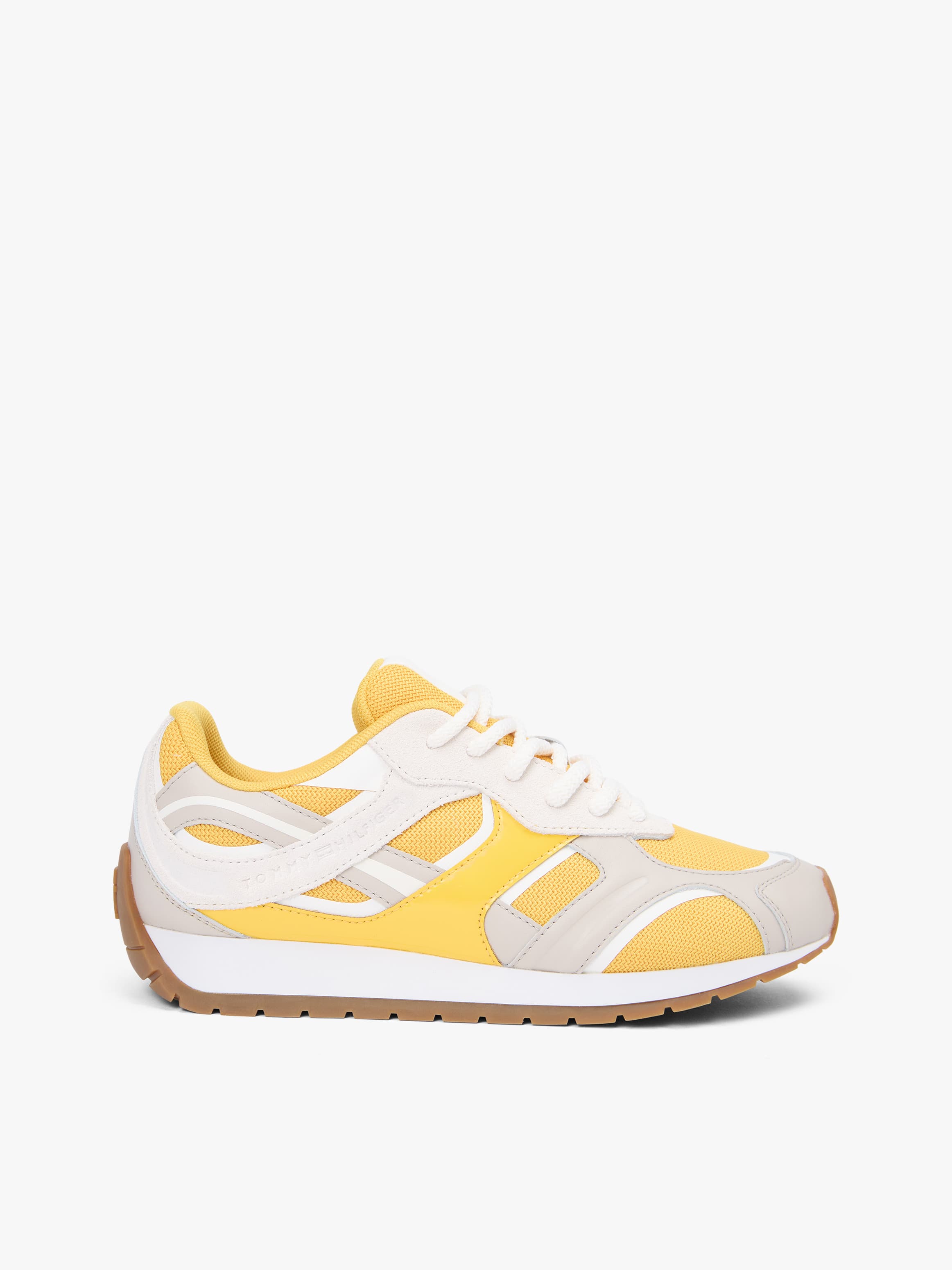 TH Monogram Leather Mixed Texture Trainers