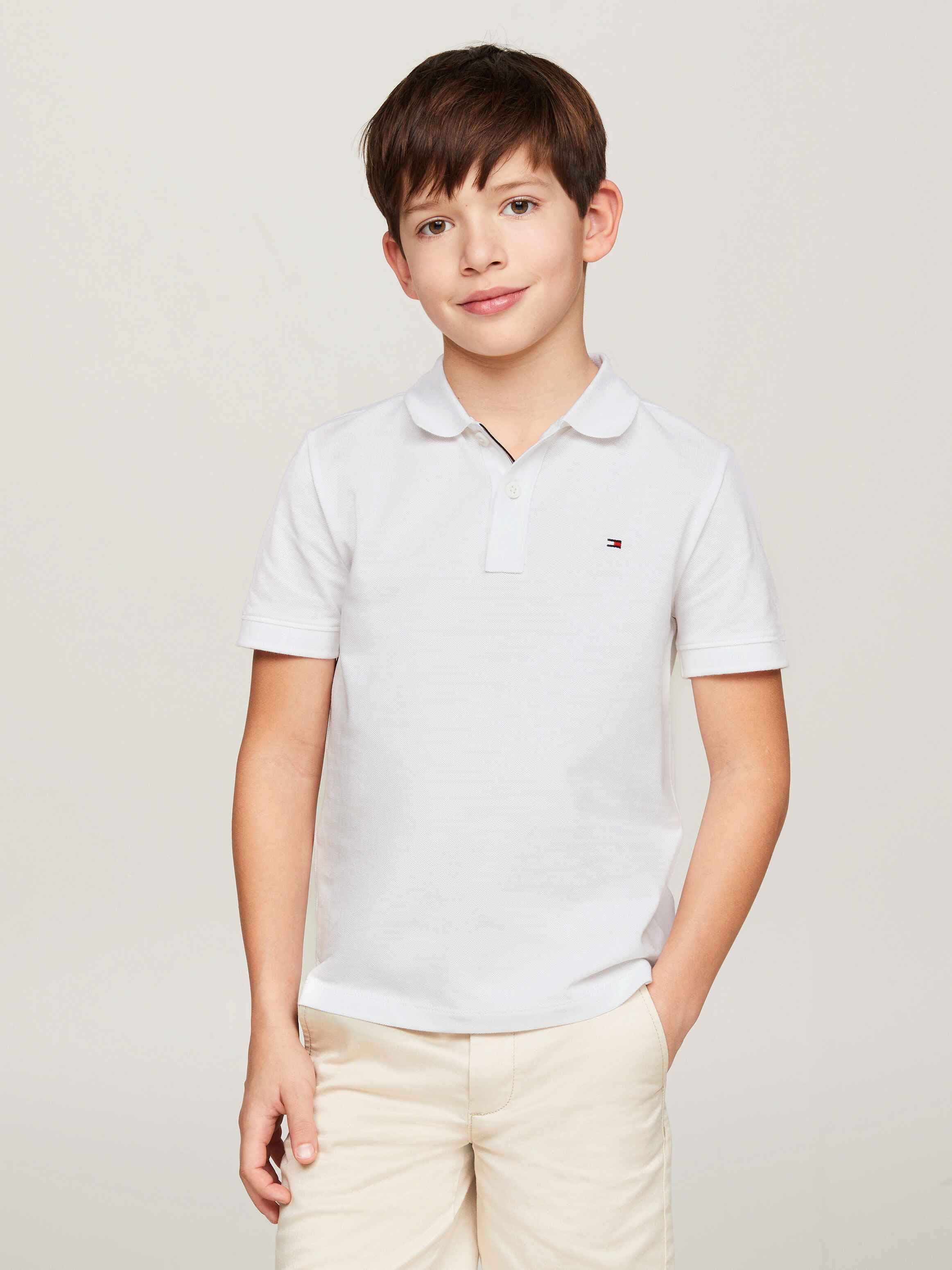 Essential Flag Embroidery Regular Fit Polo