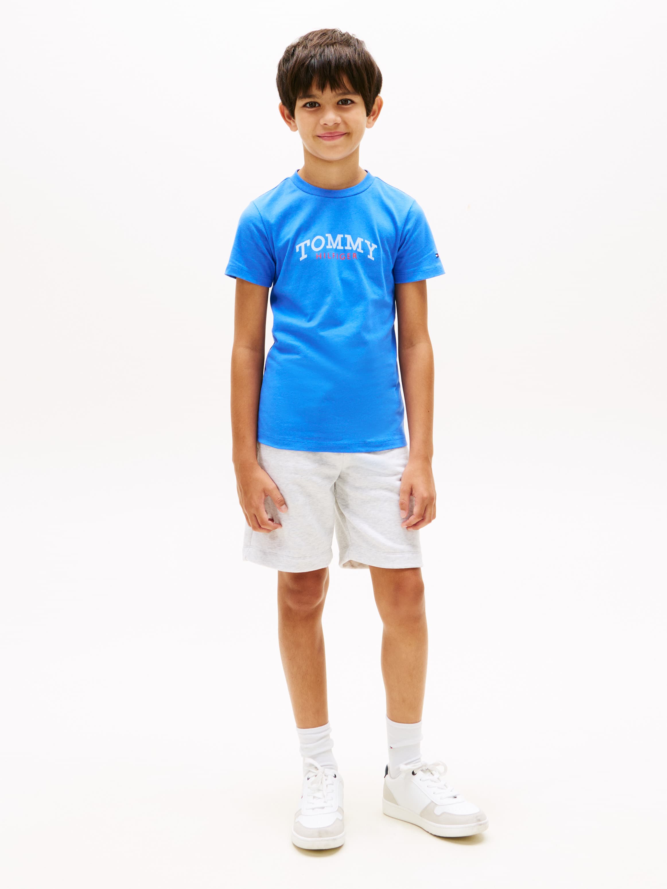 Brushed Fleece T-Shirt and Sweat Shorts Set