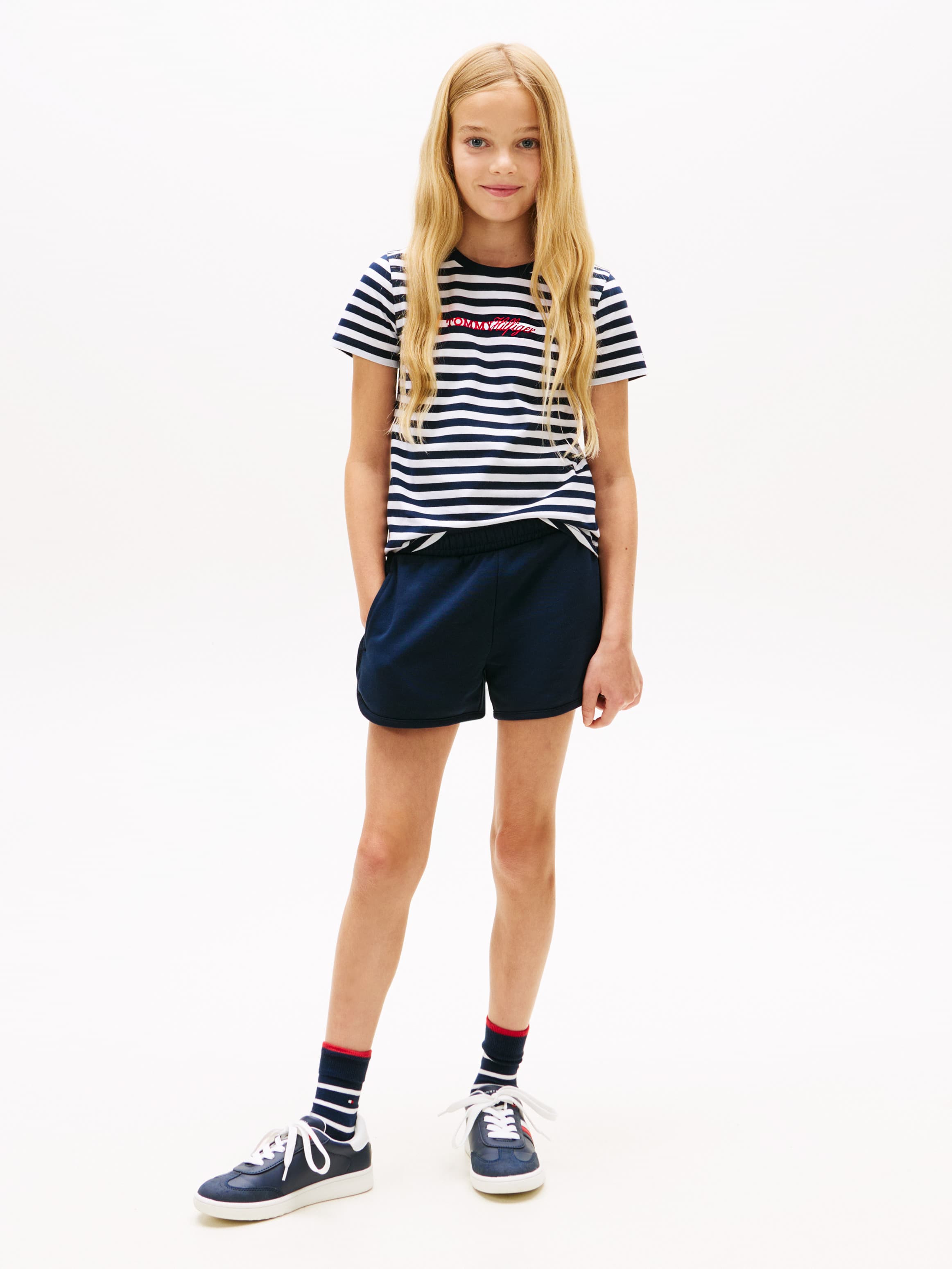 Glitter Logo T-Shirt and Shorts Set