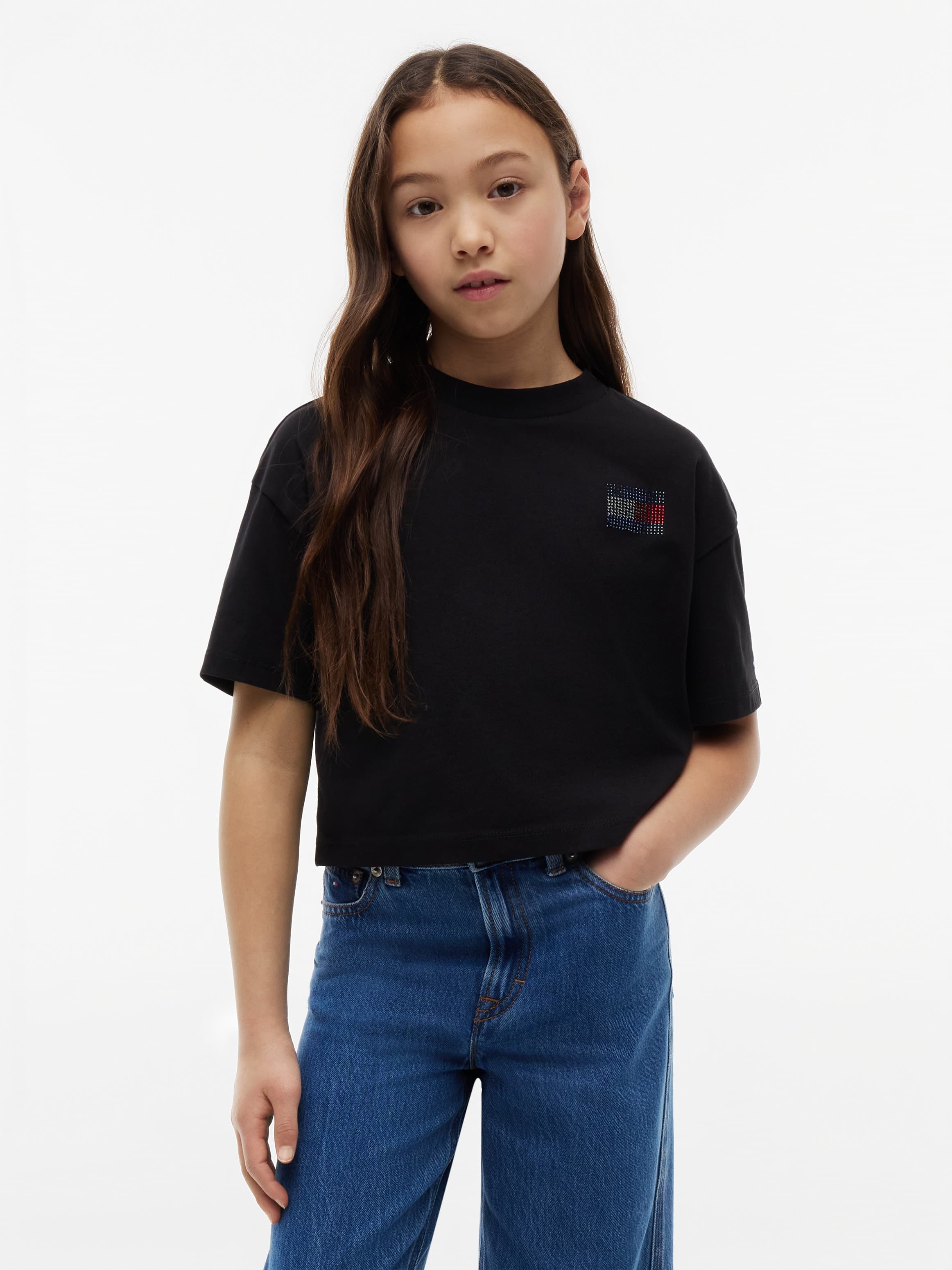 Rhinestone Jersey T-Shirt