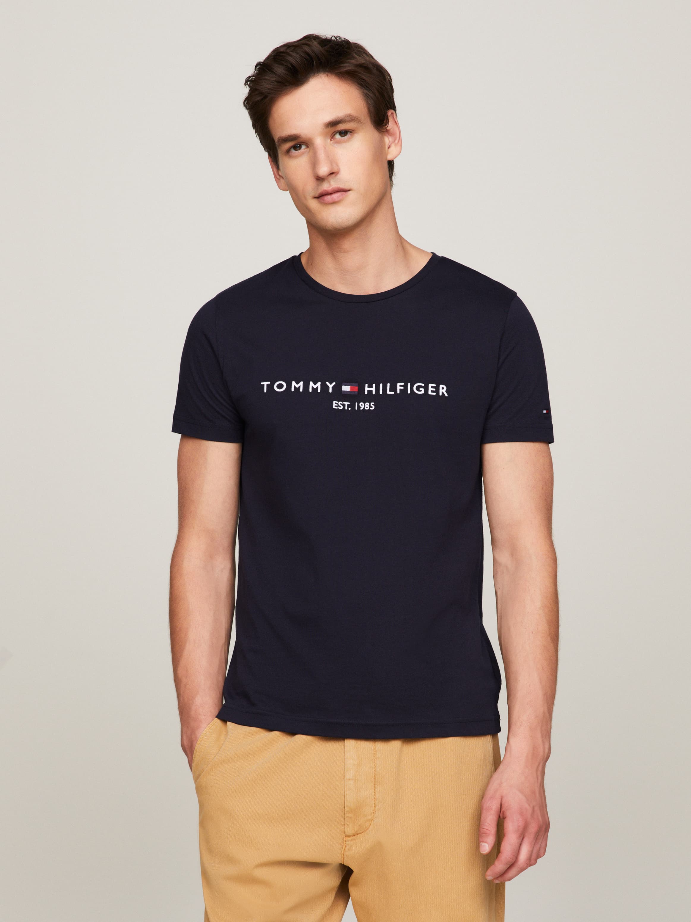 Embroidered Logo Short Sleeves T-Shirt