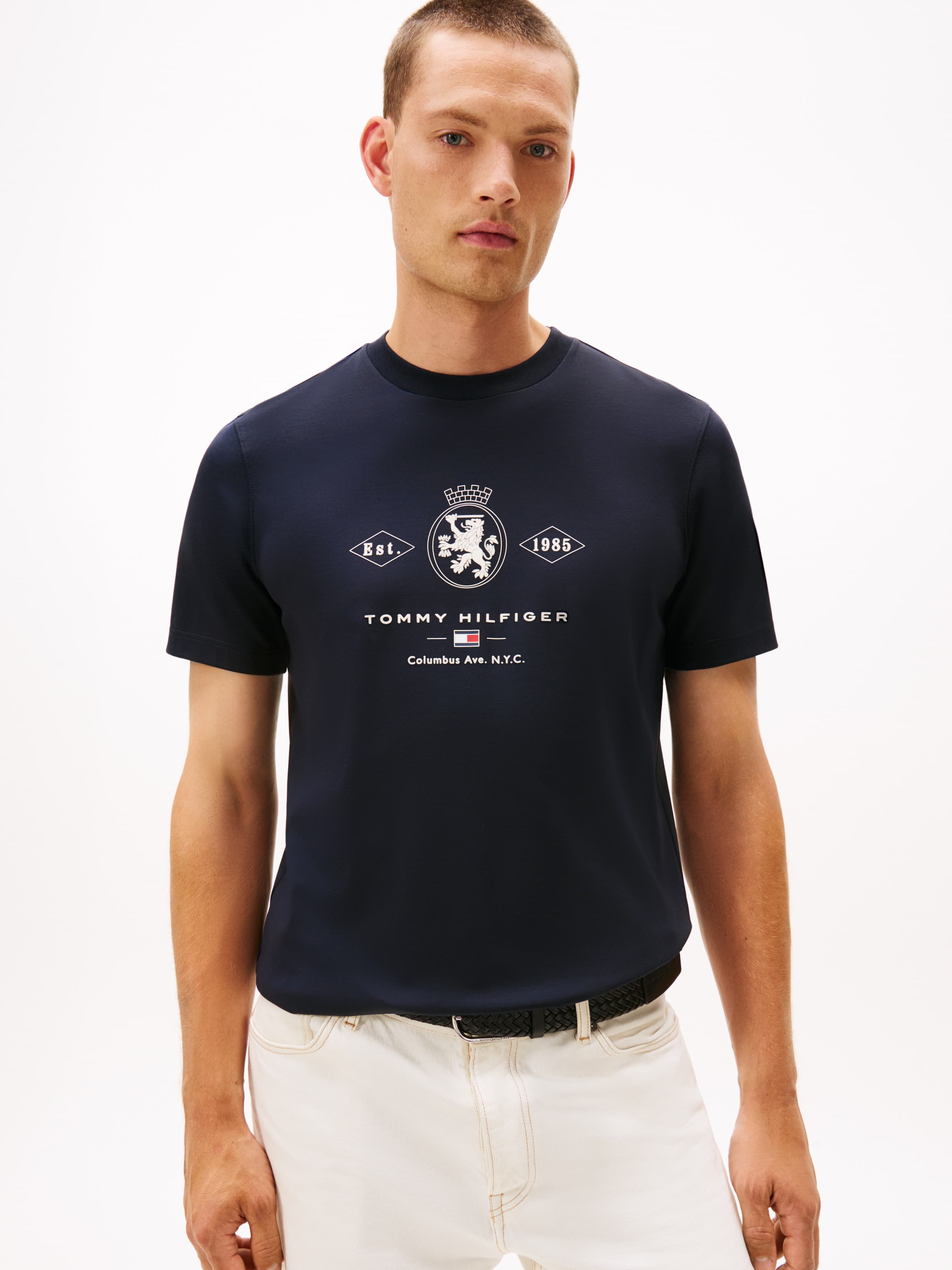 Varsity Graphic Interlock Knit T-Shirt