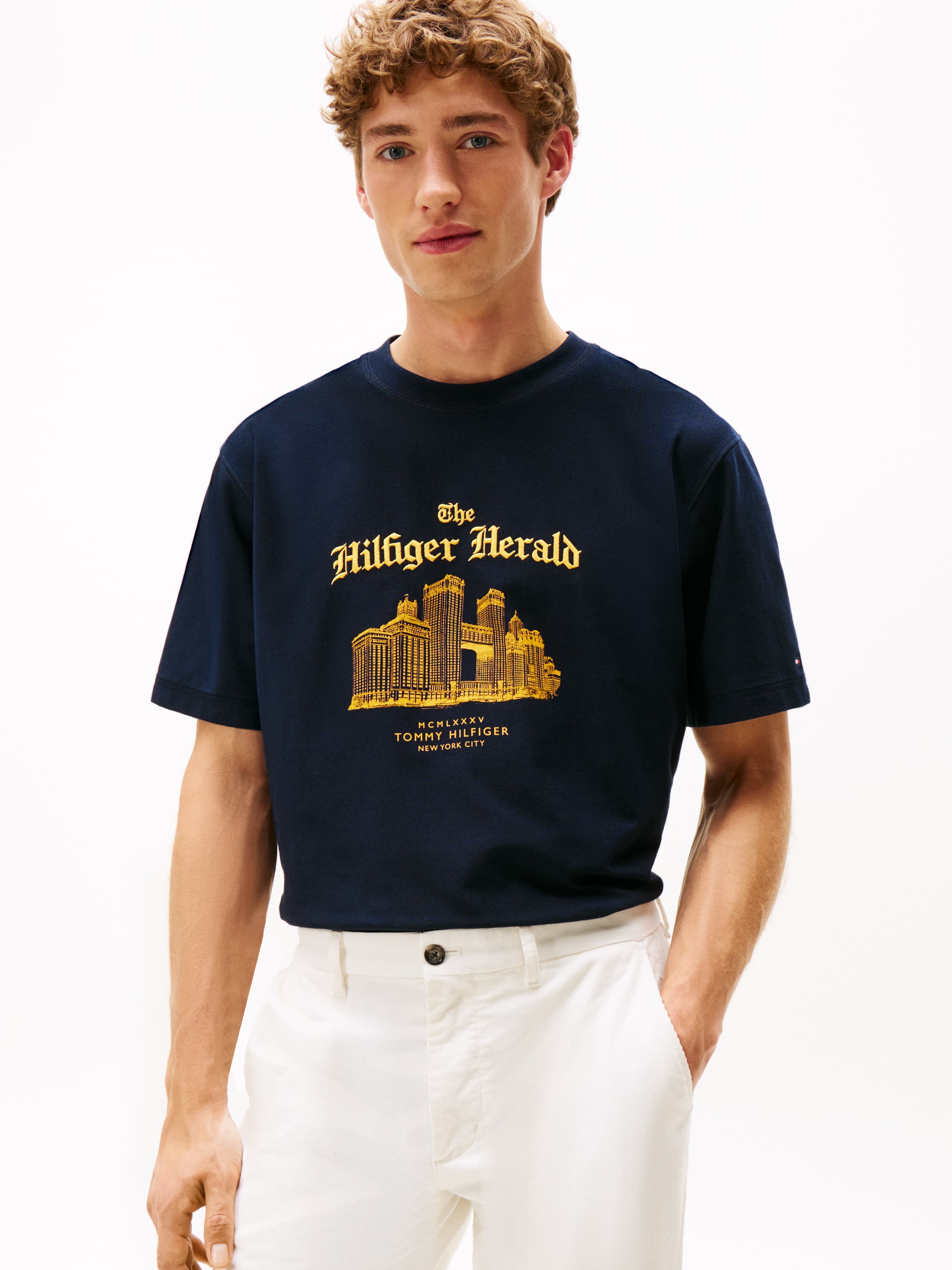 Graphic Relaxed Crew Neck T-Shirt