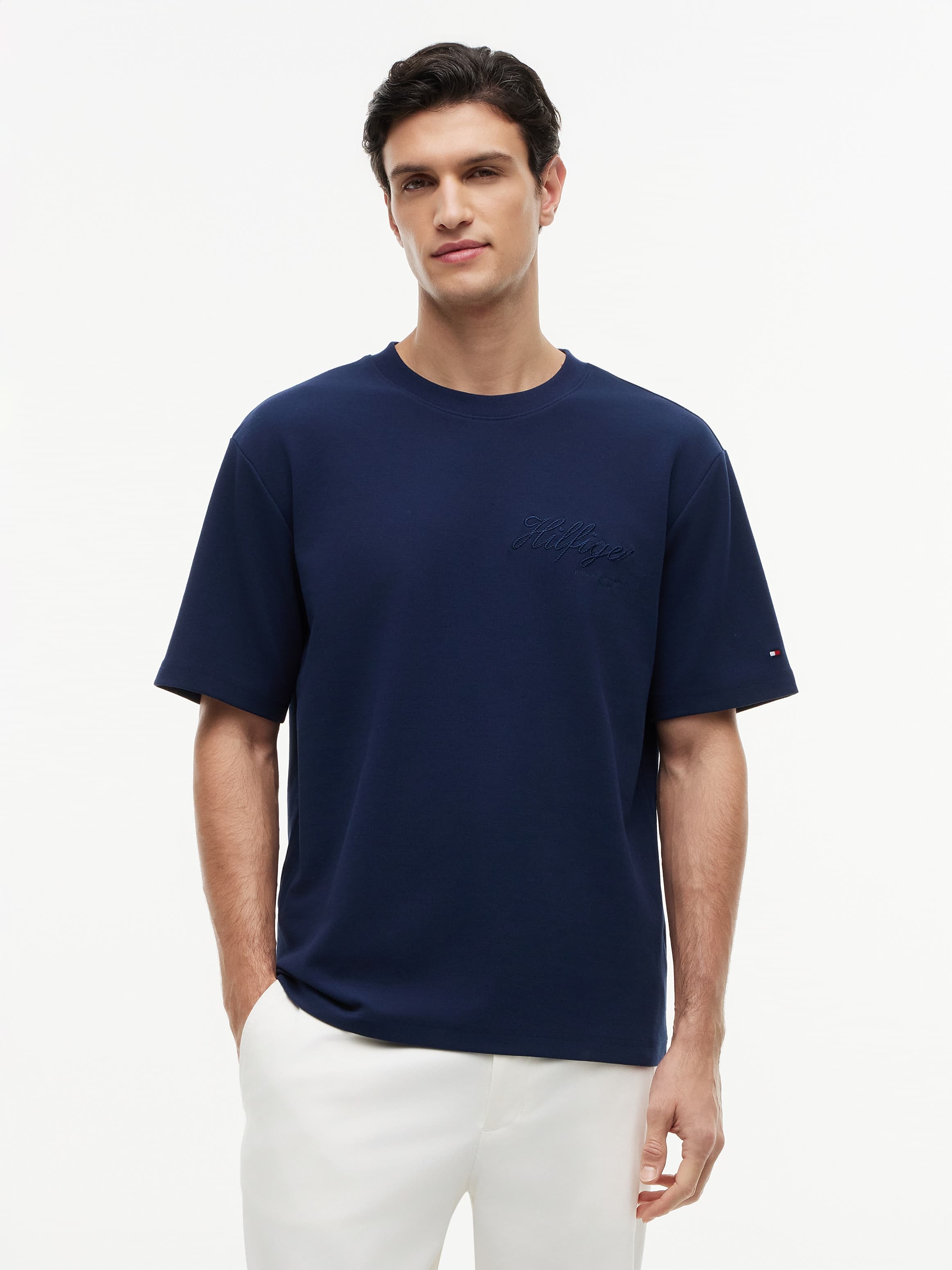 Jacquard Rope Logo Relaxed T-Shirt