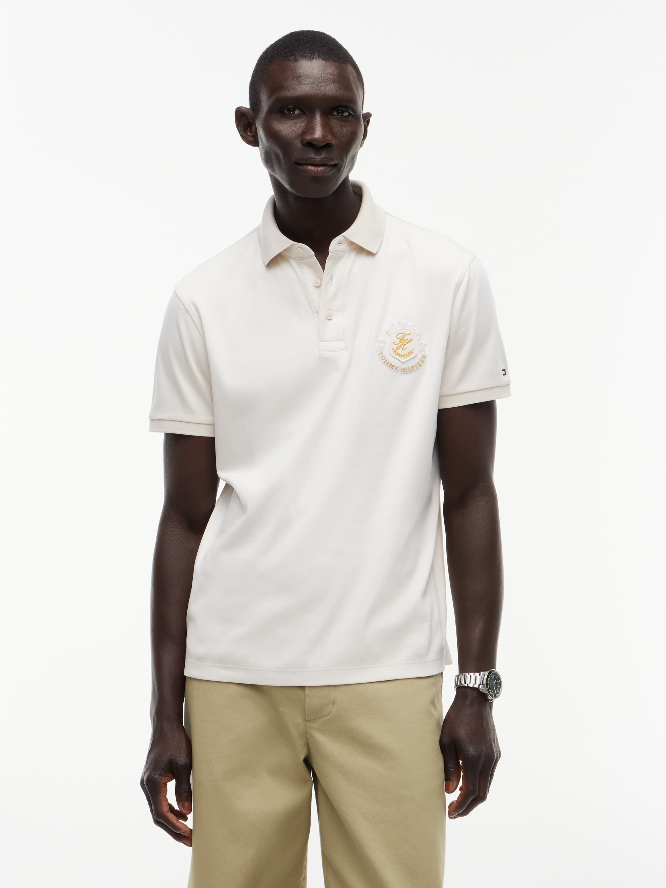 Regular Fit Shield Logo Polo Shirt
