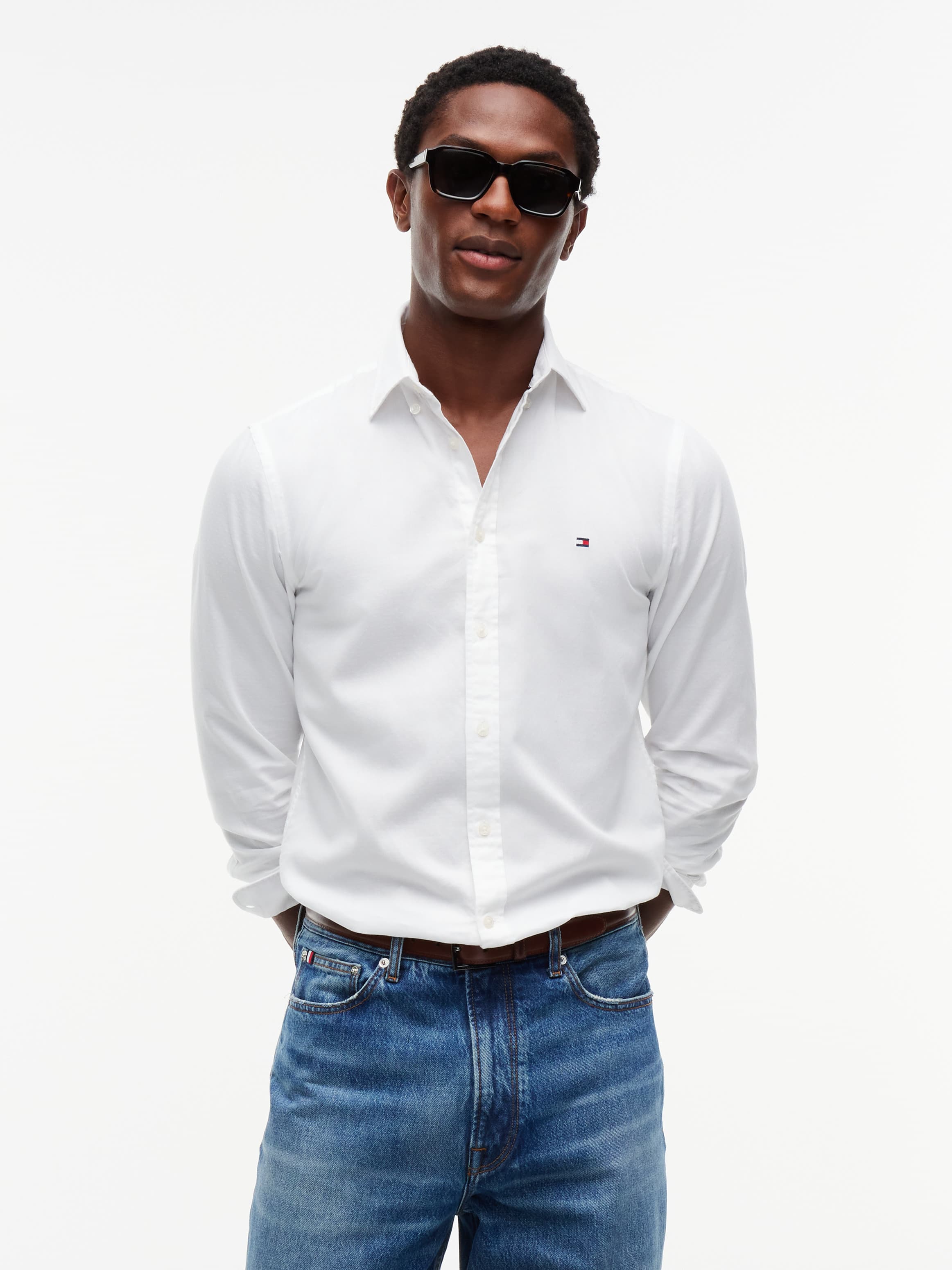 TH Flex Slim Fiit Dobby Shirt