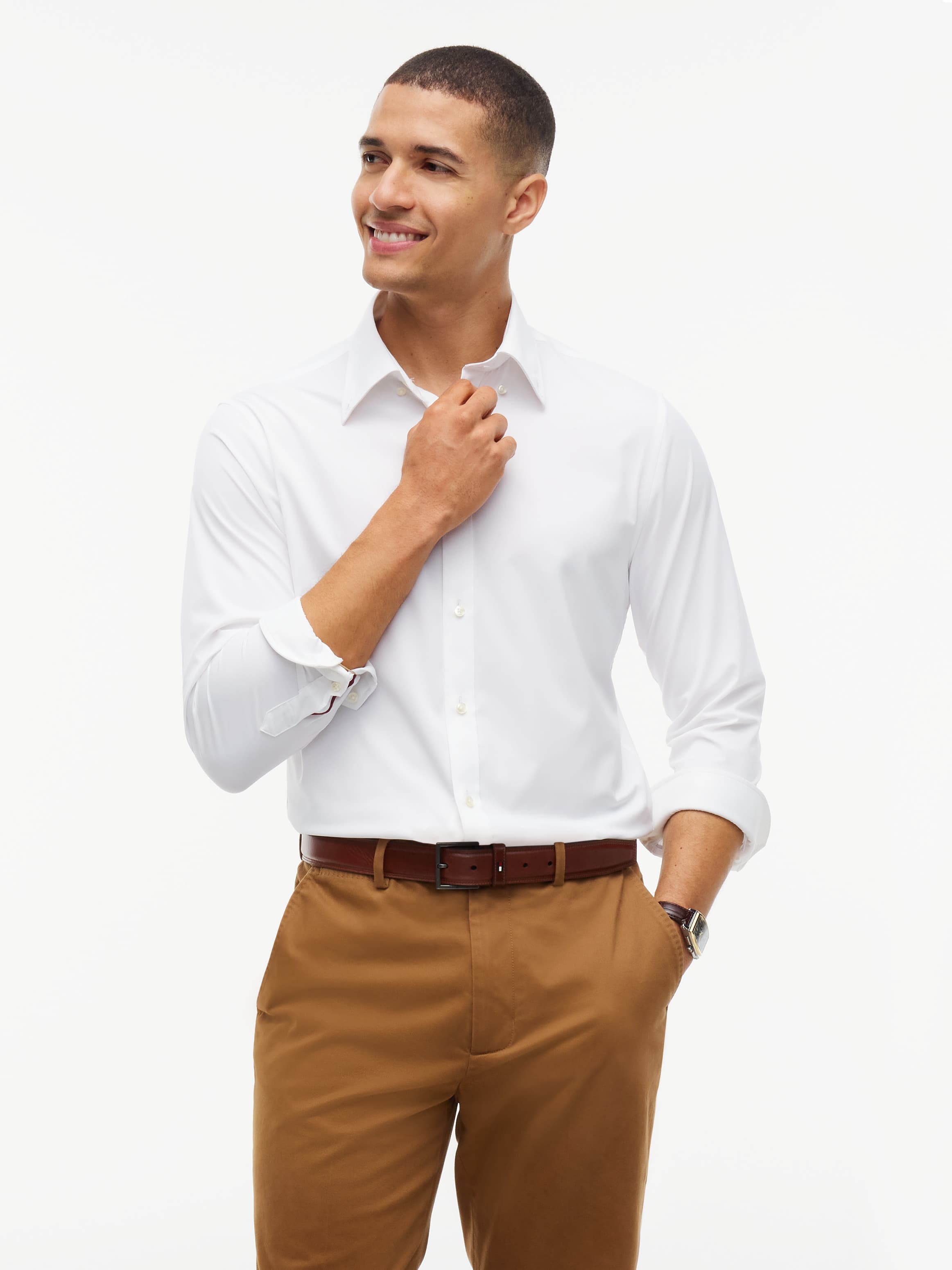 Performance New York Label Slim Fit Shirt