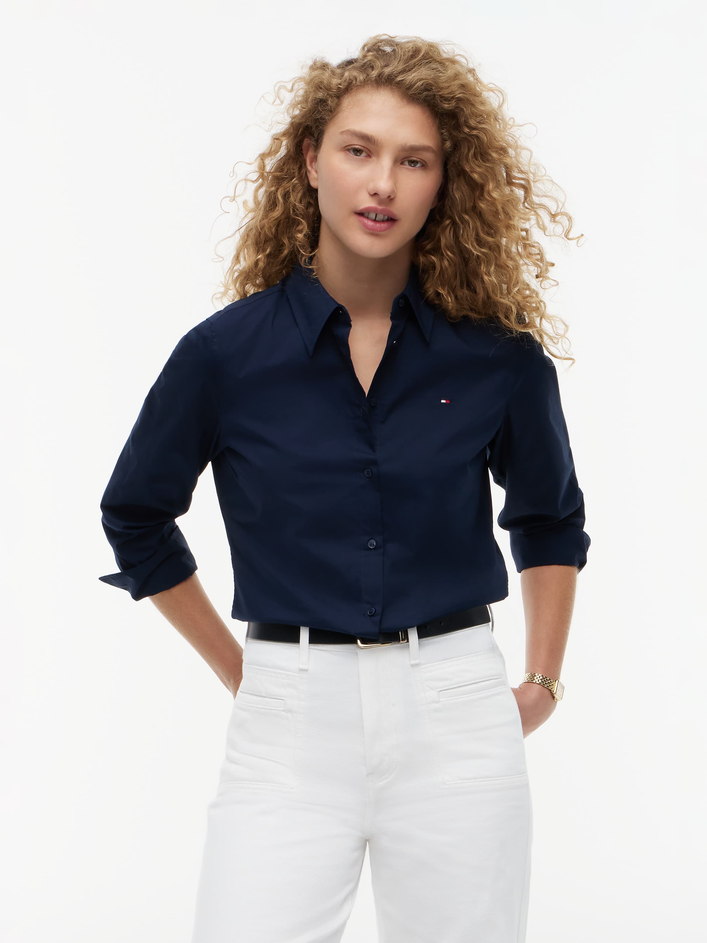 Flag Embroidery Regular Fit Shirt