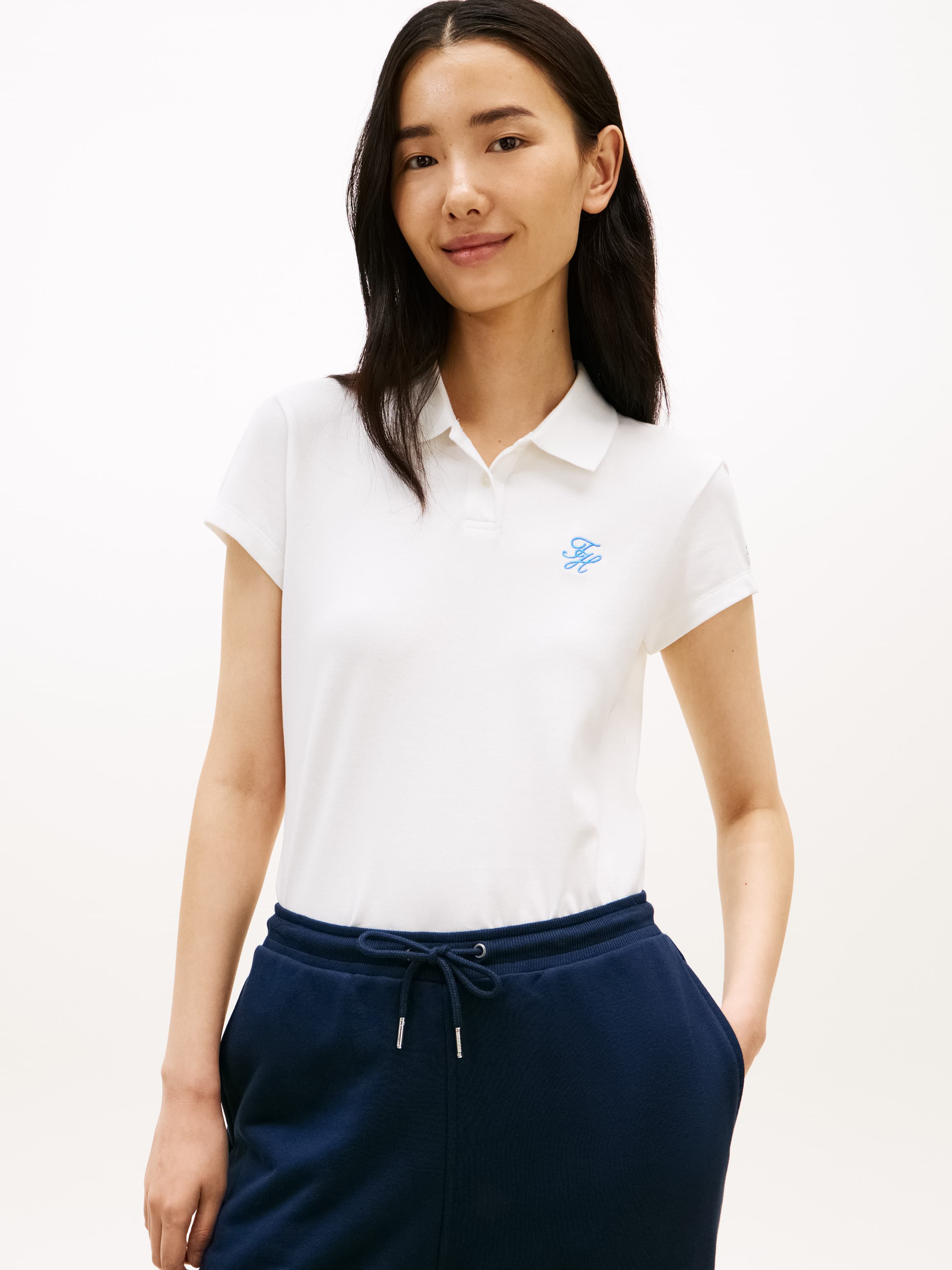 1985 Slim Fit Logo Embroidery Polo T-Shirt