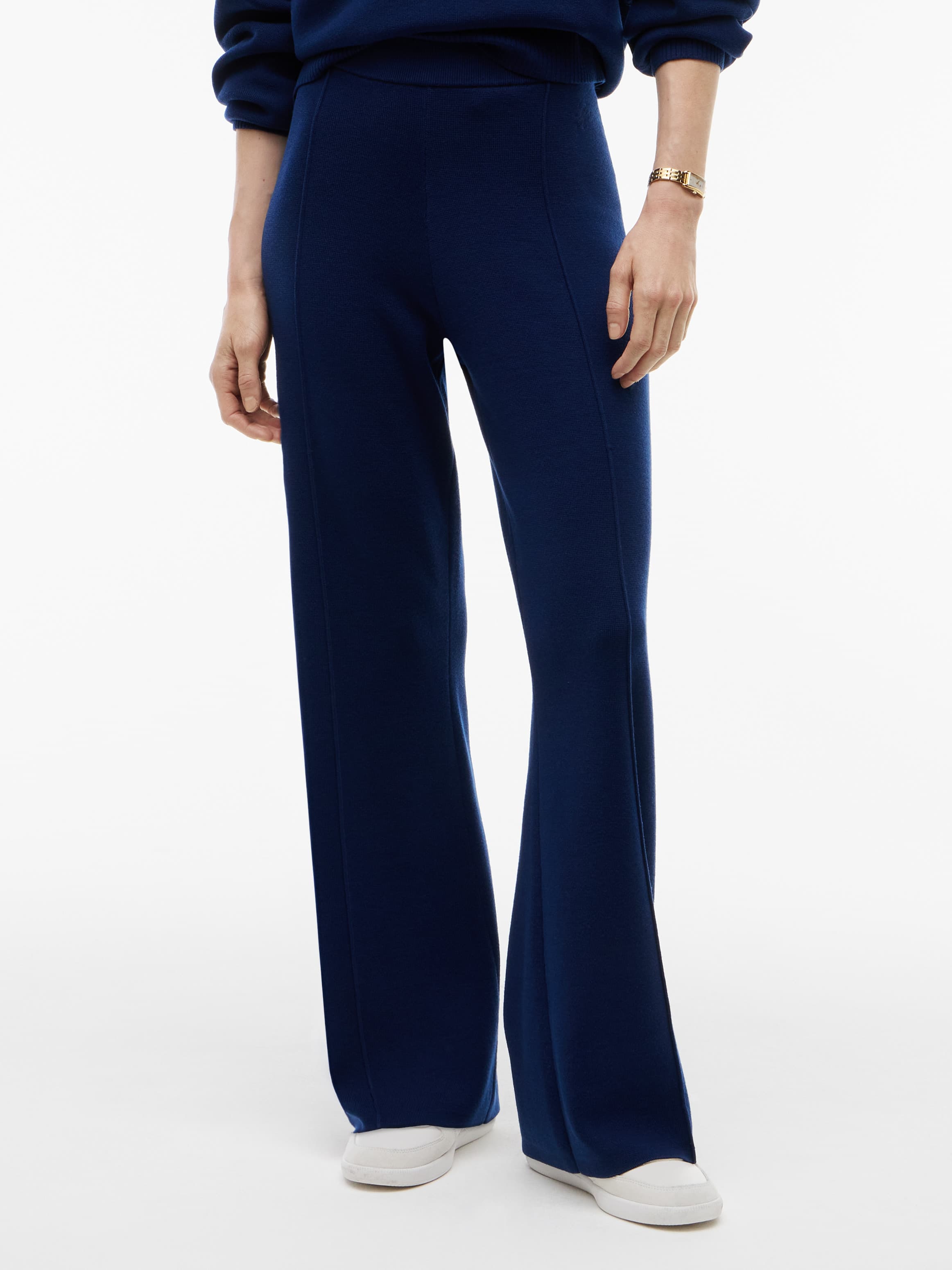 Travel Regular Trousers With Silk