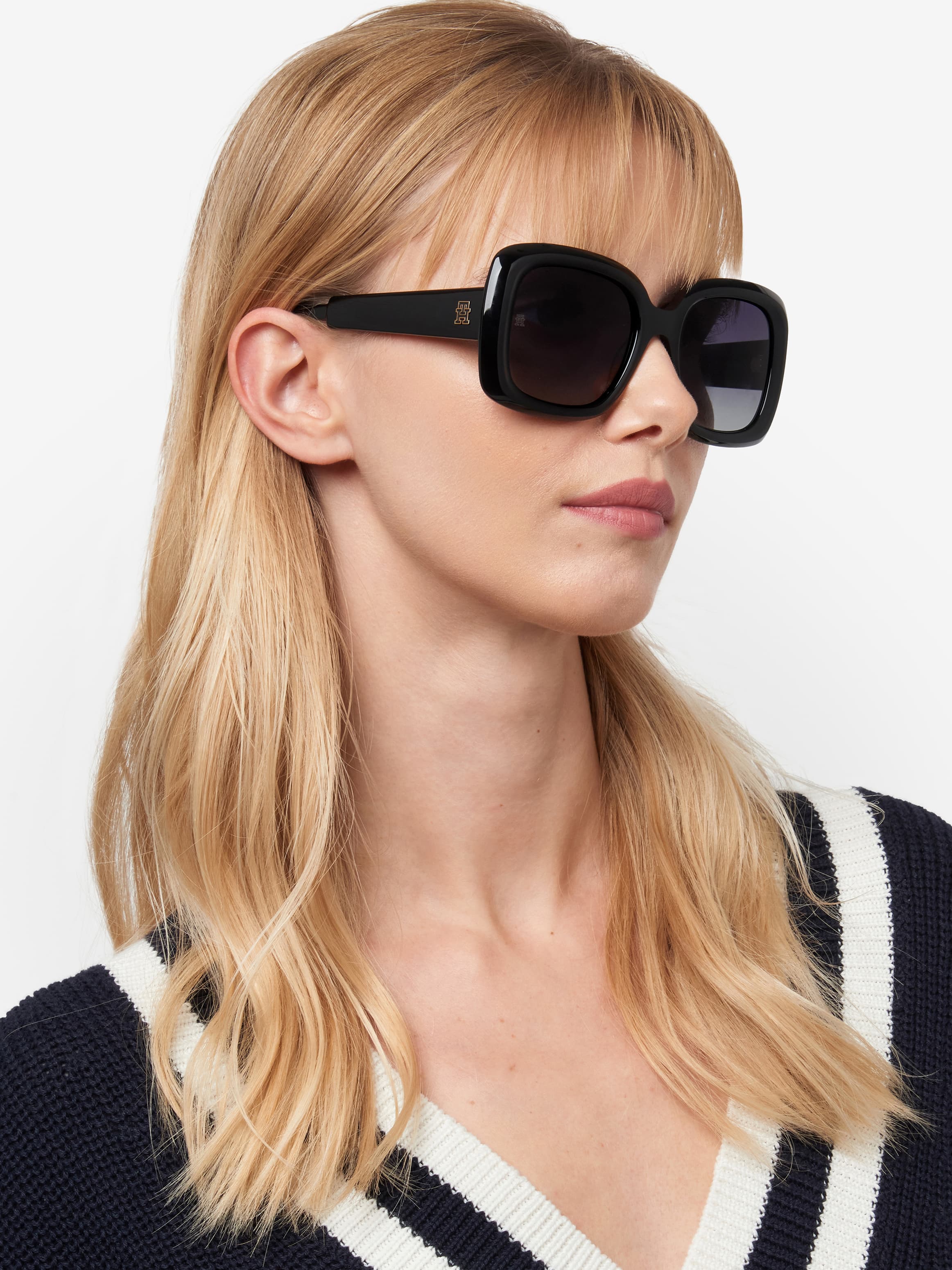 Woman Square Modern Preppy Sunglasses