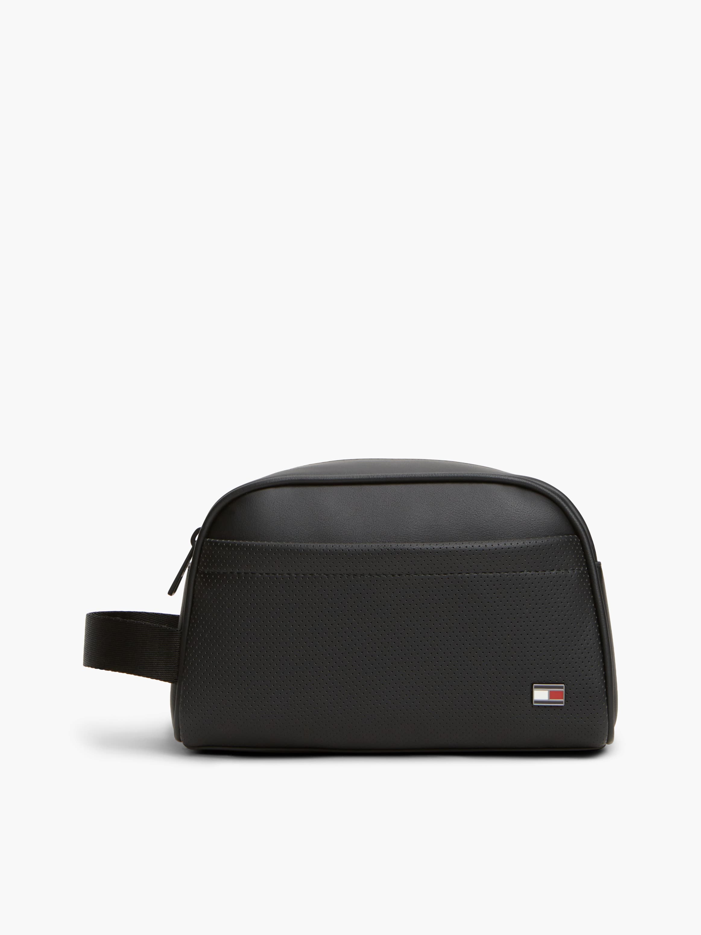 Perforated Pocket Enamel Flag Washbag