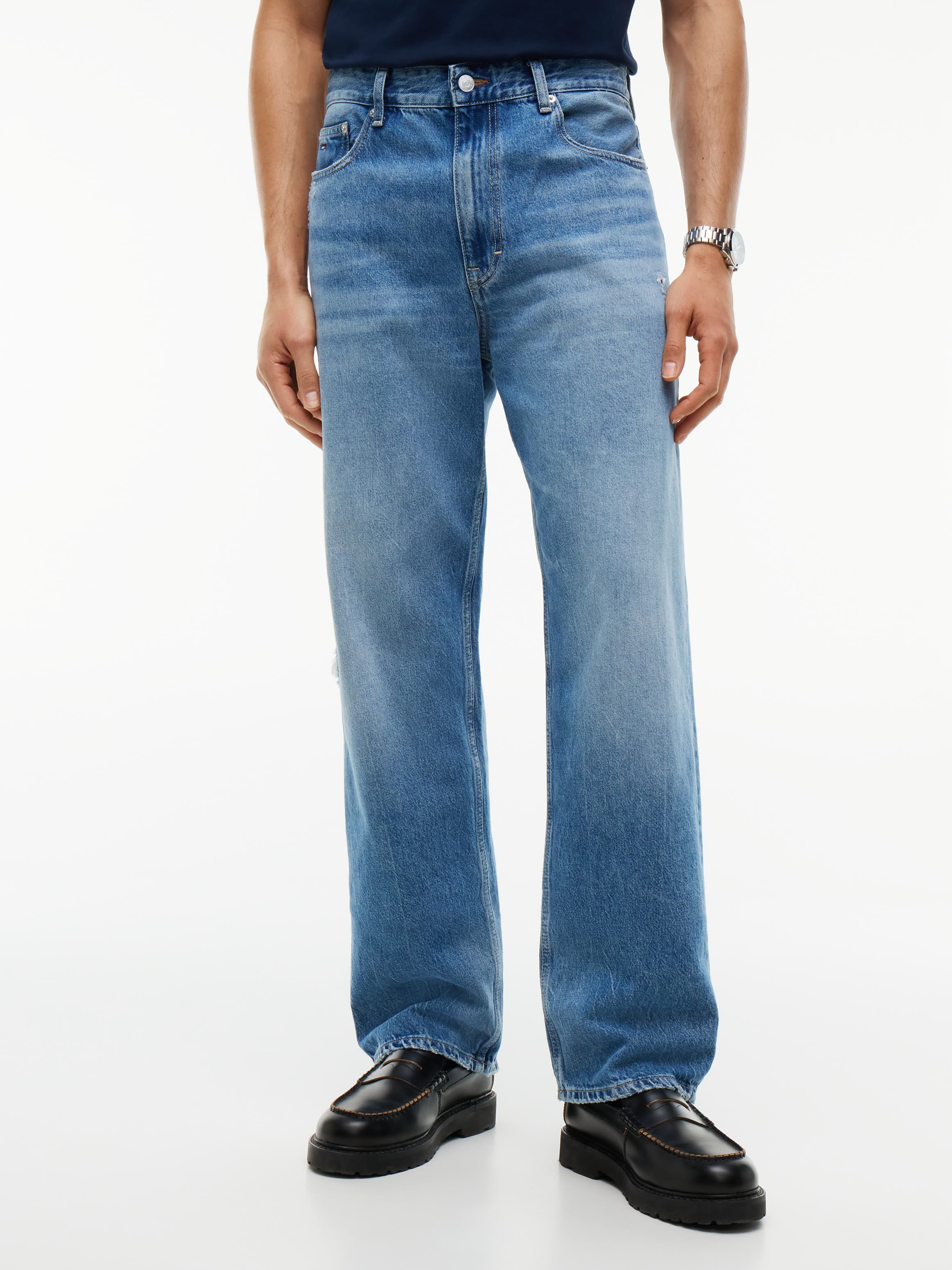 Jaimie Straight Distressed Jeans