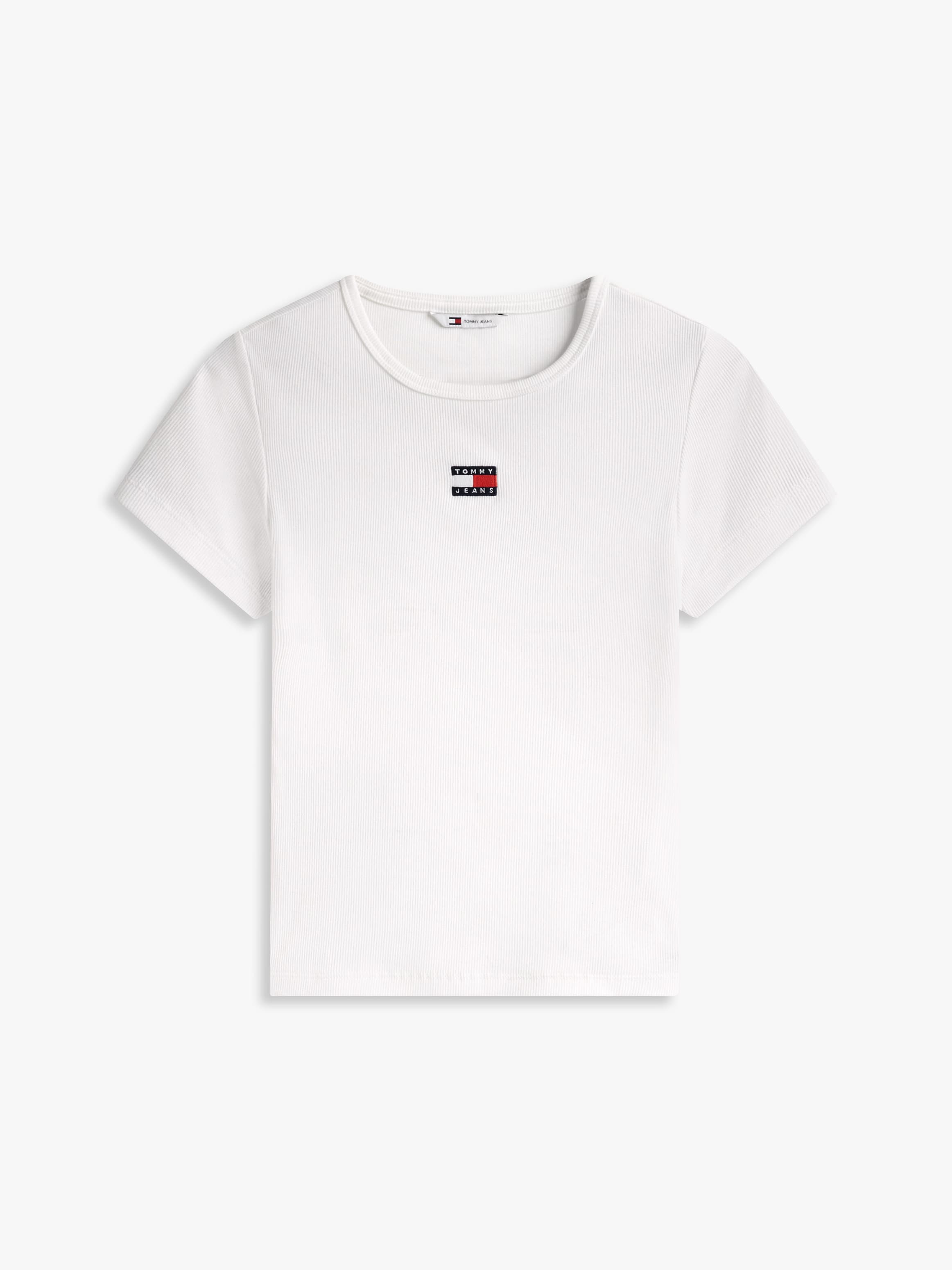 Tommy Badge Ribbed Slim T-Shirt