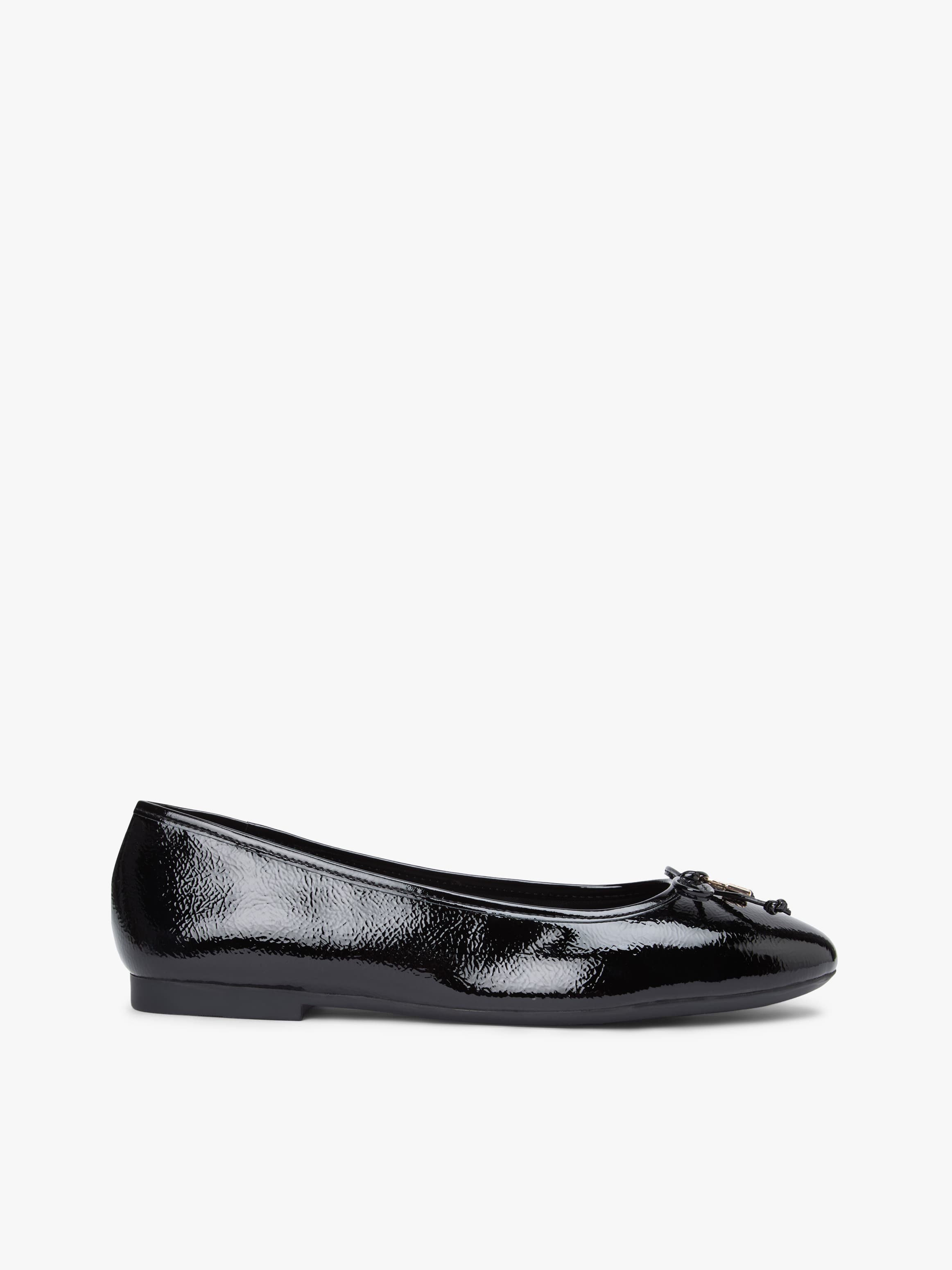 Patent Leather TH Monogram Ballerinas