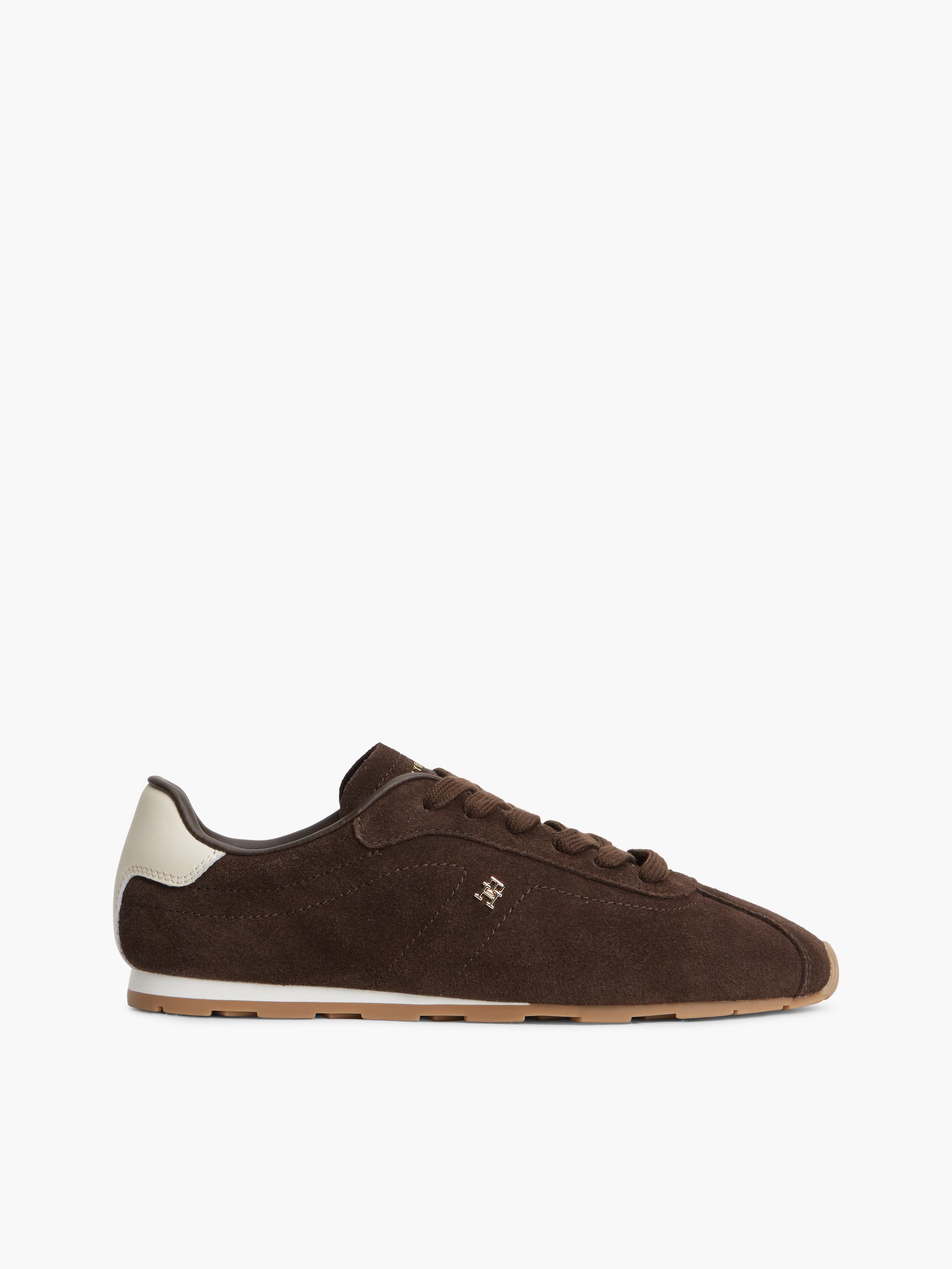 TH Monogram Suede Low Profile Trainers
