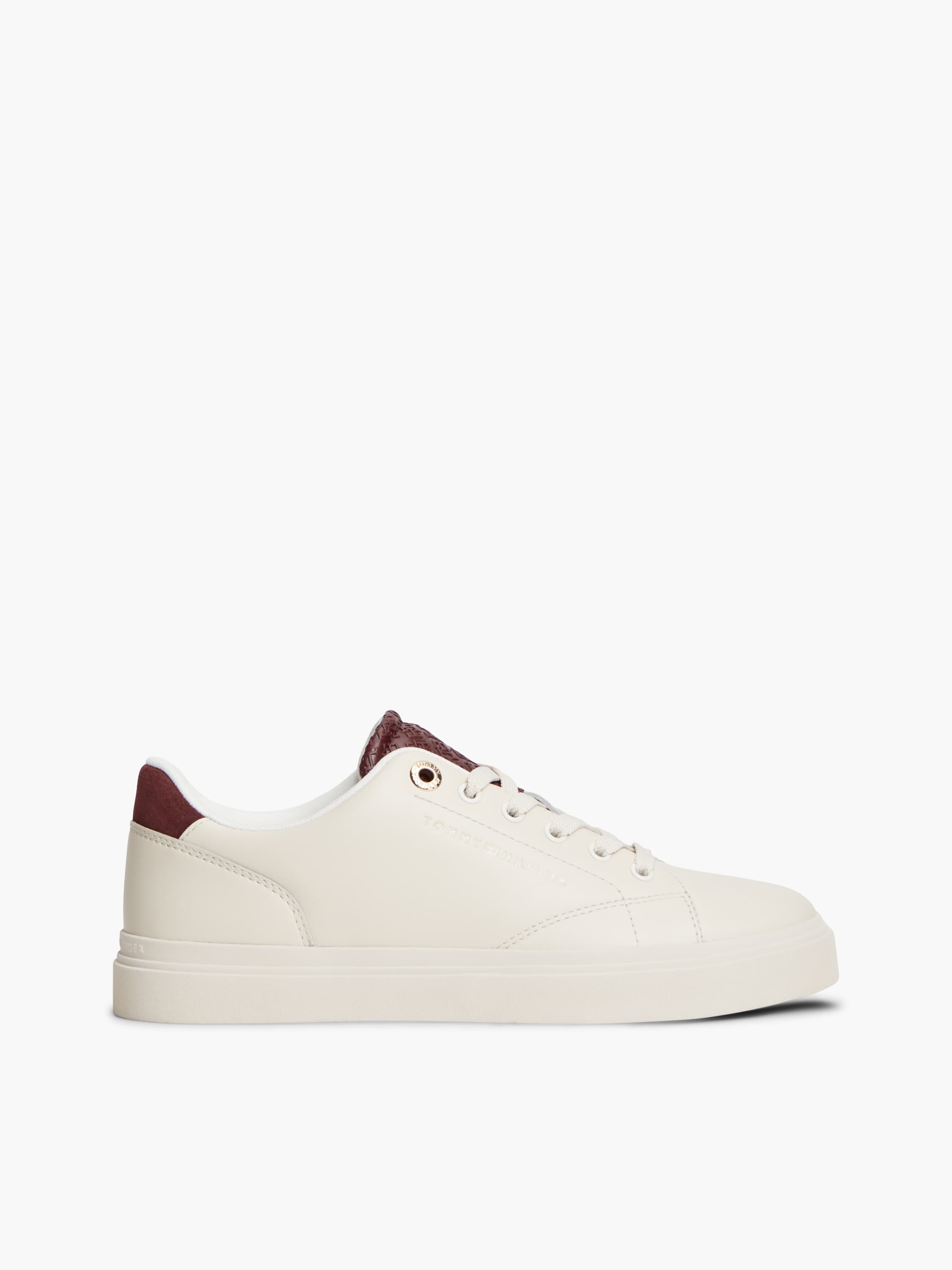 TH Monogram Leather Cupsole Trainers