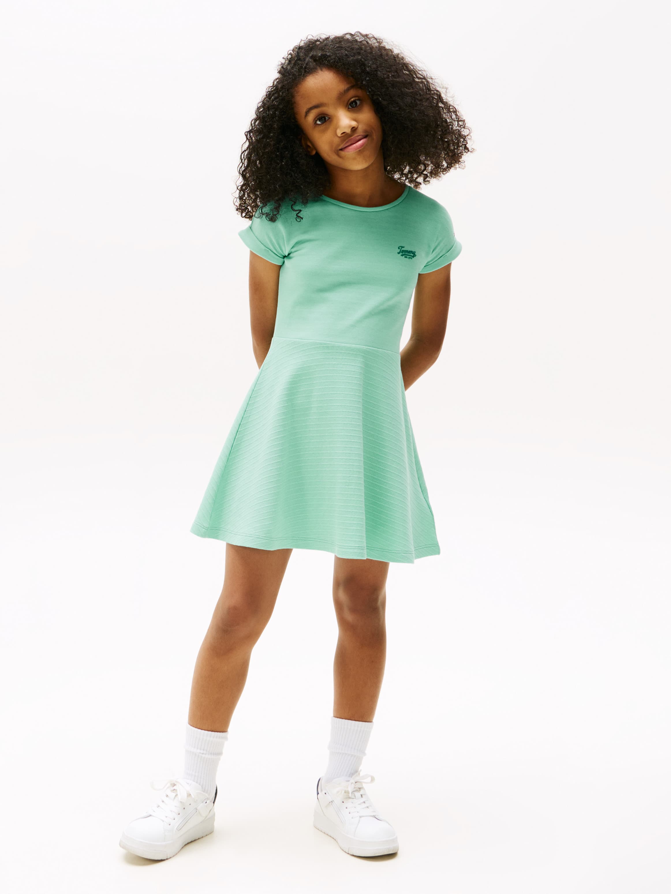 Interlock Fit and Flare Slim Dress