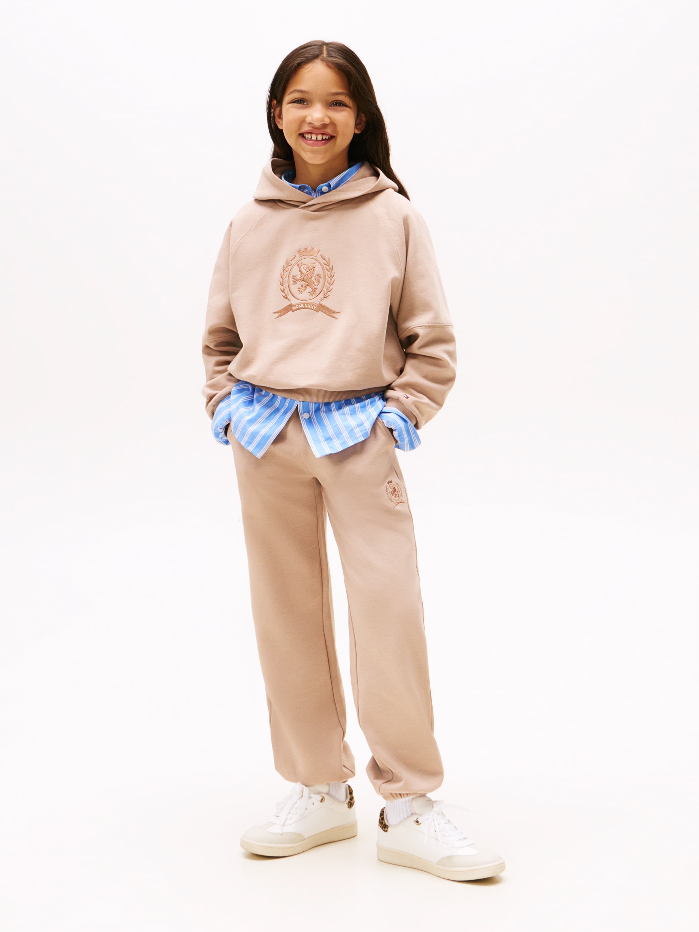 Tonal TH Crest Embroidery Interlock Knit Joggers