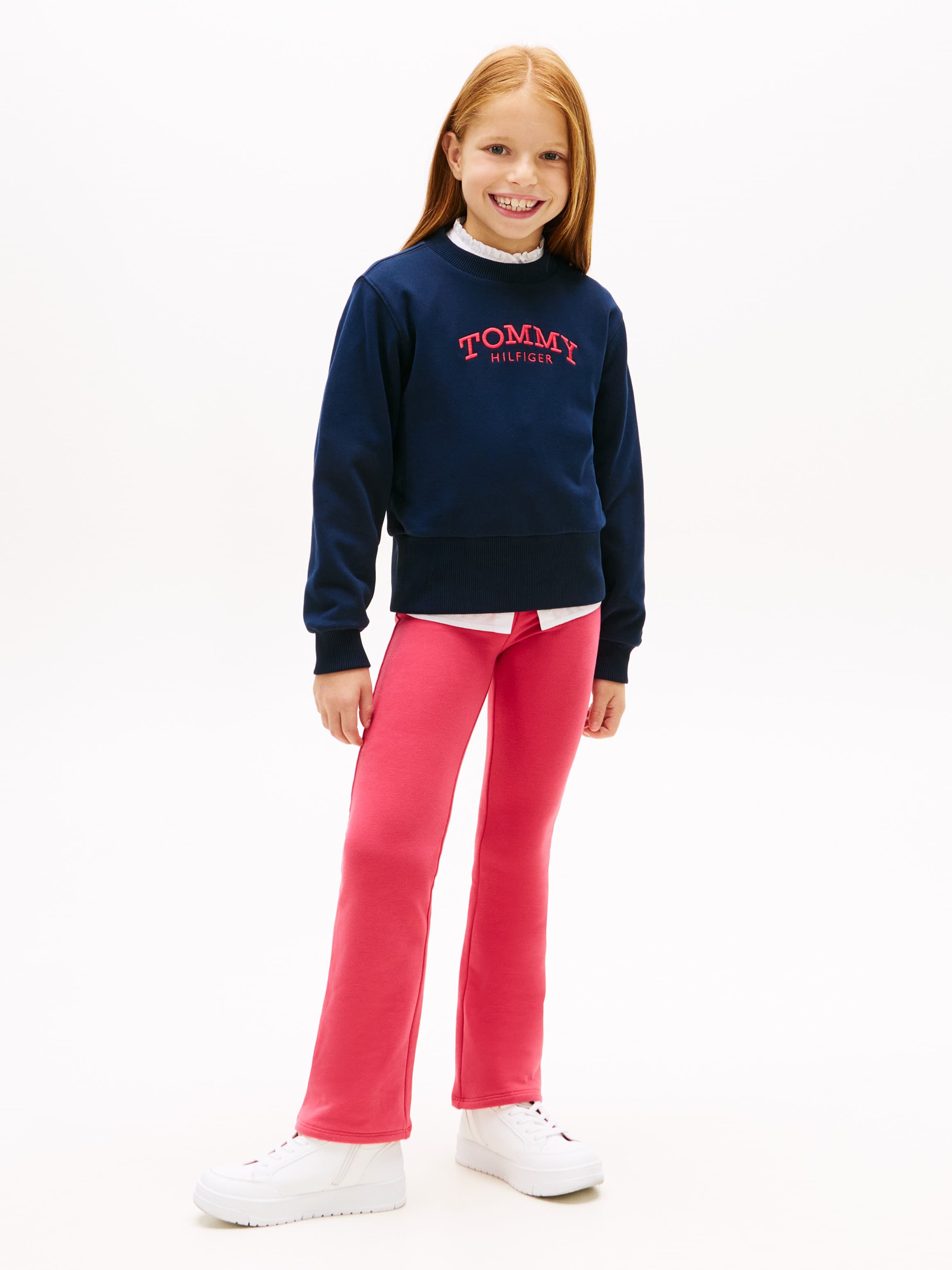 Extra Slim Metallic Logo Flared Leggings