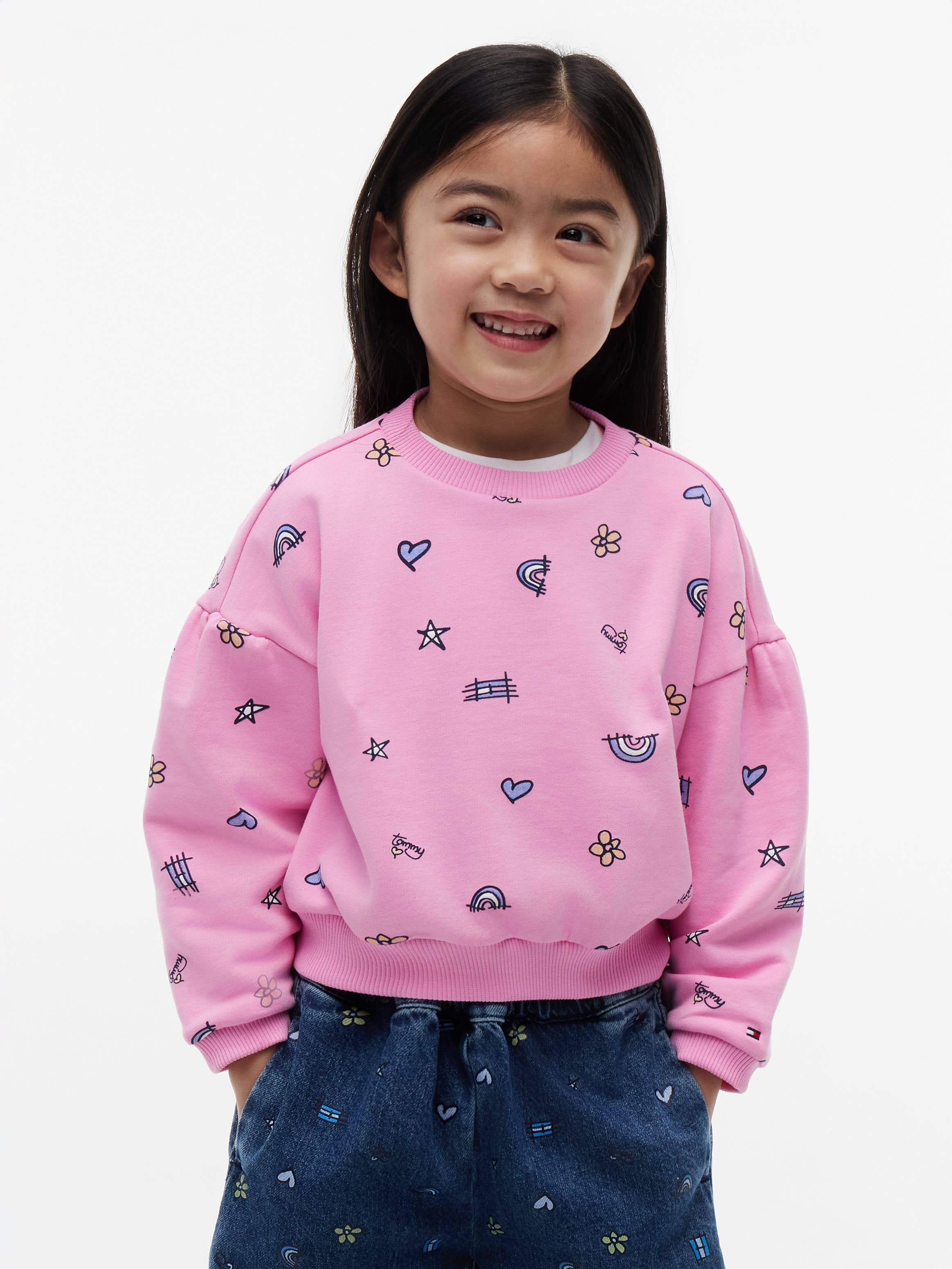 Logo Relaxed Terry Sweatshirt