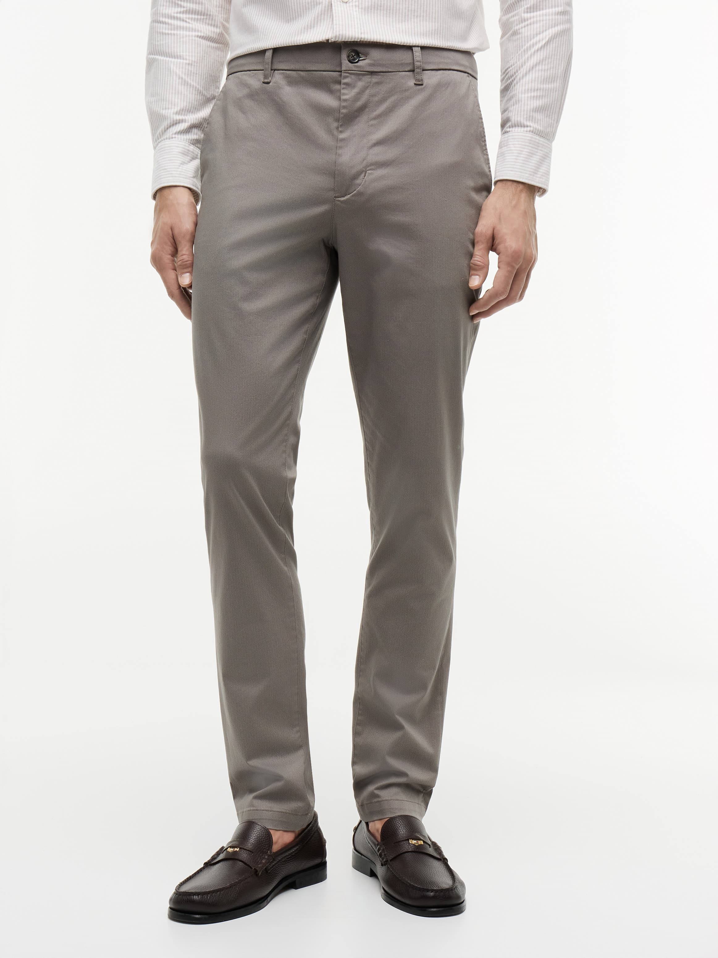 Bleecker Slim Textured Chinos